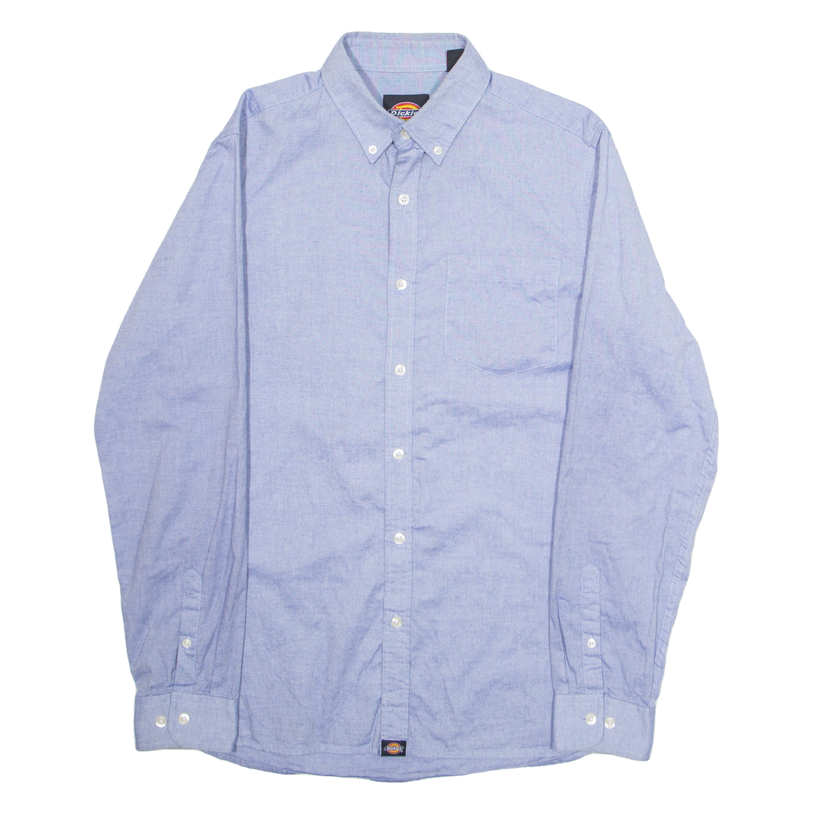DICKIES Mens Formal Shirt Blue Long Sleeve M Refurbished - N/A refurbished available on Cerqular
