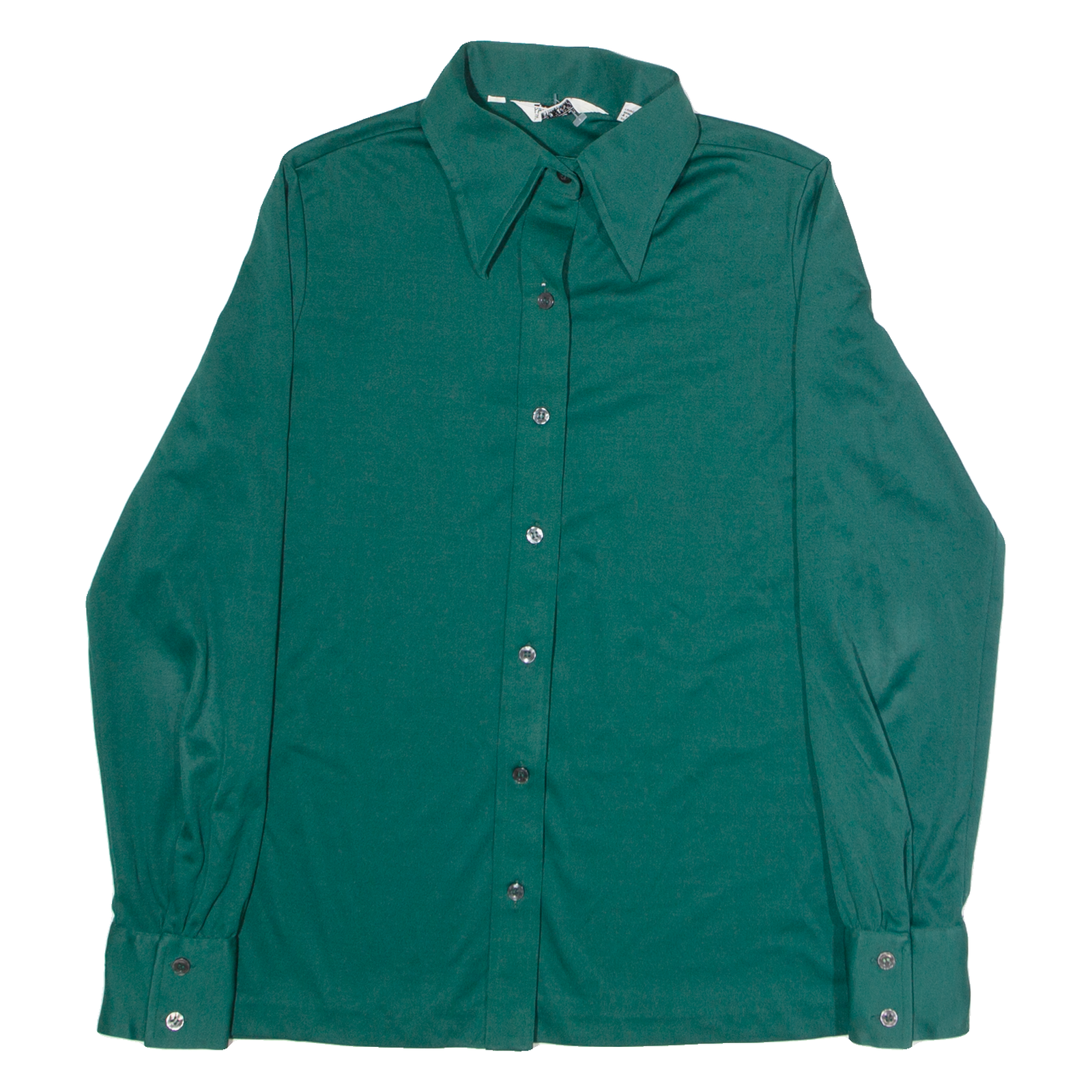 PAUL RODGERS Womens Plain Shirt Green Long Sleeve S Refurbished - N/A refurbished available on Cerqular