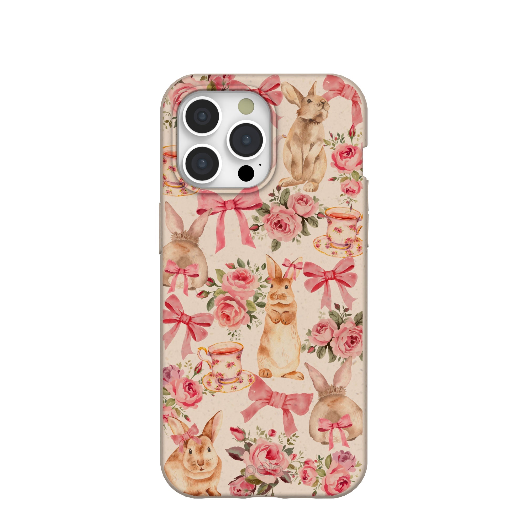 Seashell Garden Party iPhone 15 Pro Max Case Refurbished - Pela Case refurbished available on Cerqular