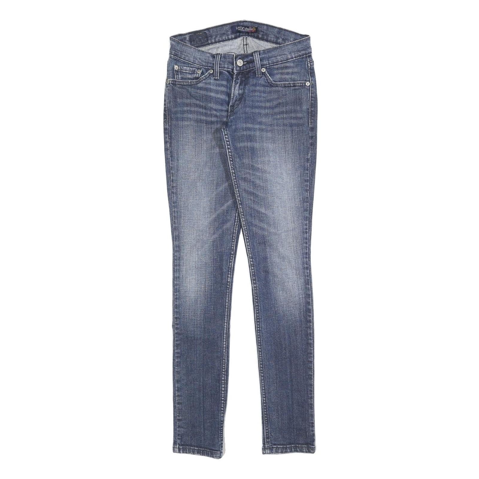 LEVI'S Womens Slim Blue Jeans Denim Medium W26 L30 Classic Fit Stretch Zip Refurbished - N/A refurbished available on Cerqular
