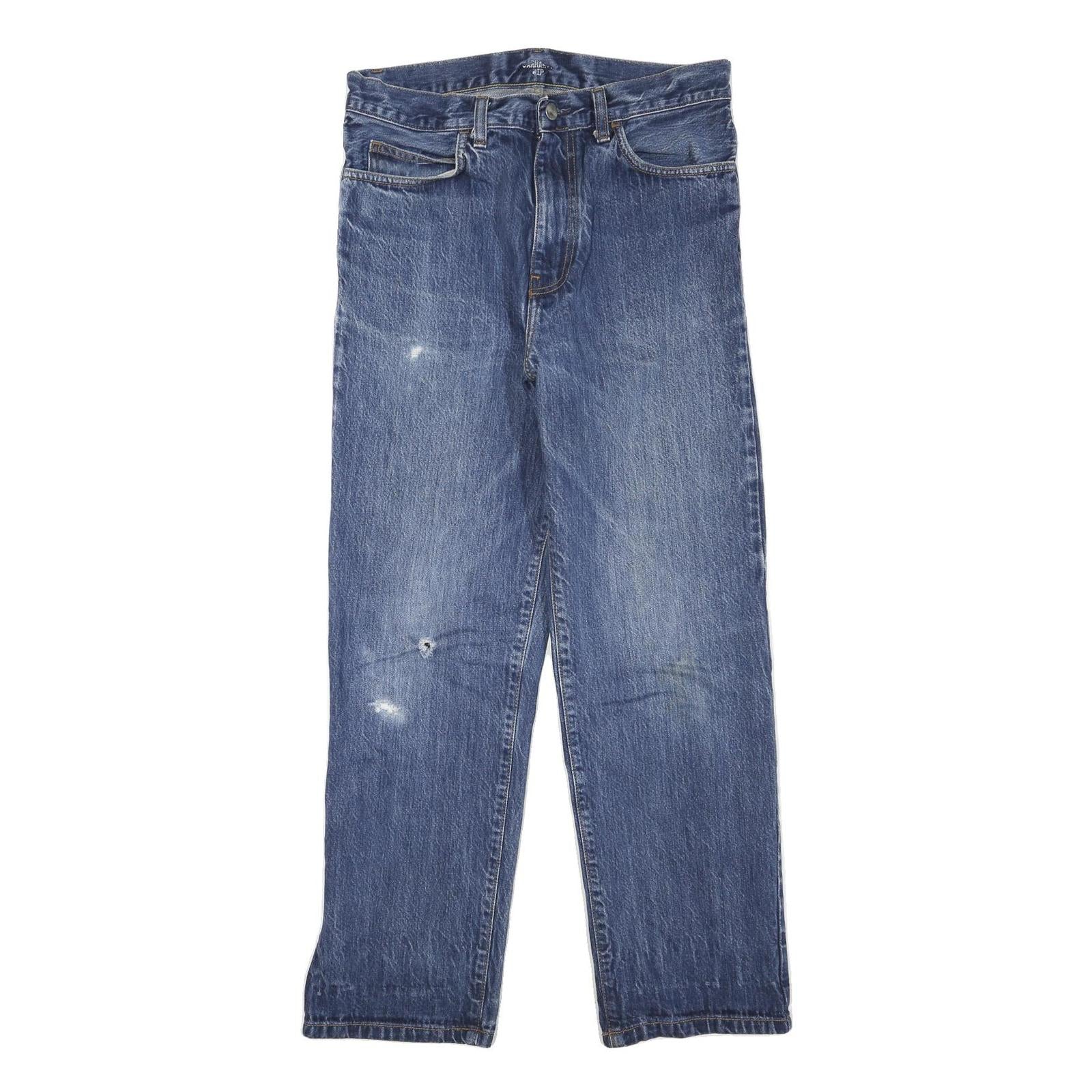 CARHARTT Mens Regular Fit Straight Leg Denim Medium Wash W32 L28 Workwear Jeans Refurbished - N/A refurbished available on Cerqular