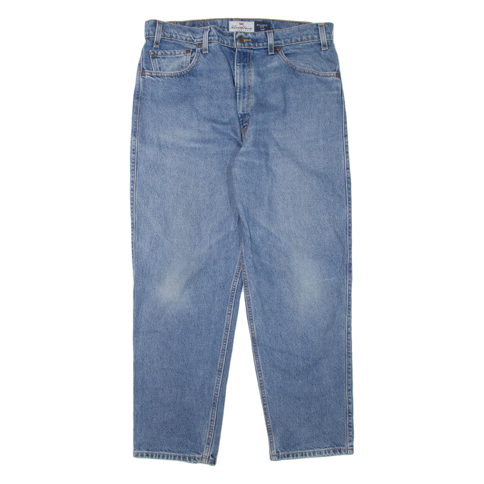 LEVI'S 540 Mens Jeans Blue Relaxed Tapered 90s W36 L29 Refurbished - N/A refurbished available on Cerqular