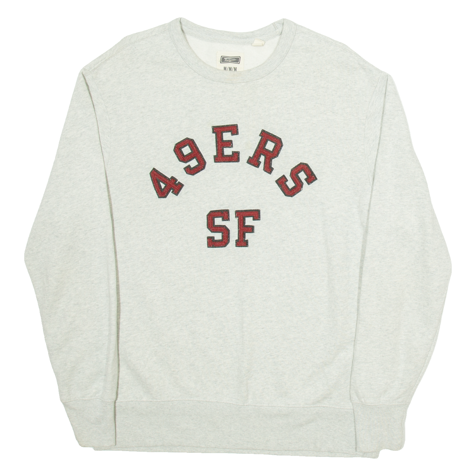 TAILGATE 49ers Mens Sweatshirt Grey USA M Refurbished - N/A refurbished available on Cerqular
