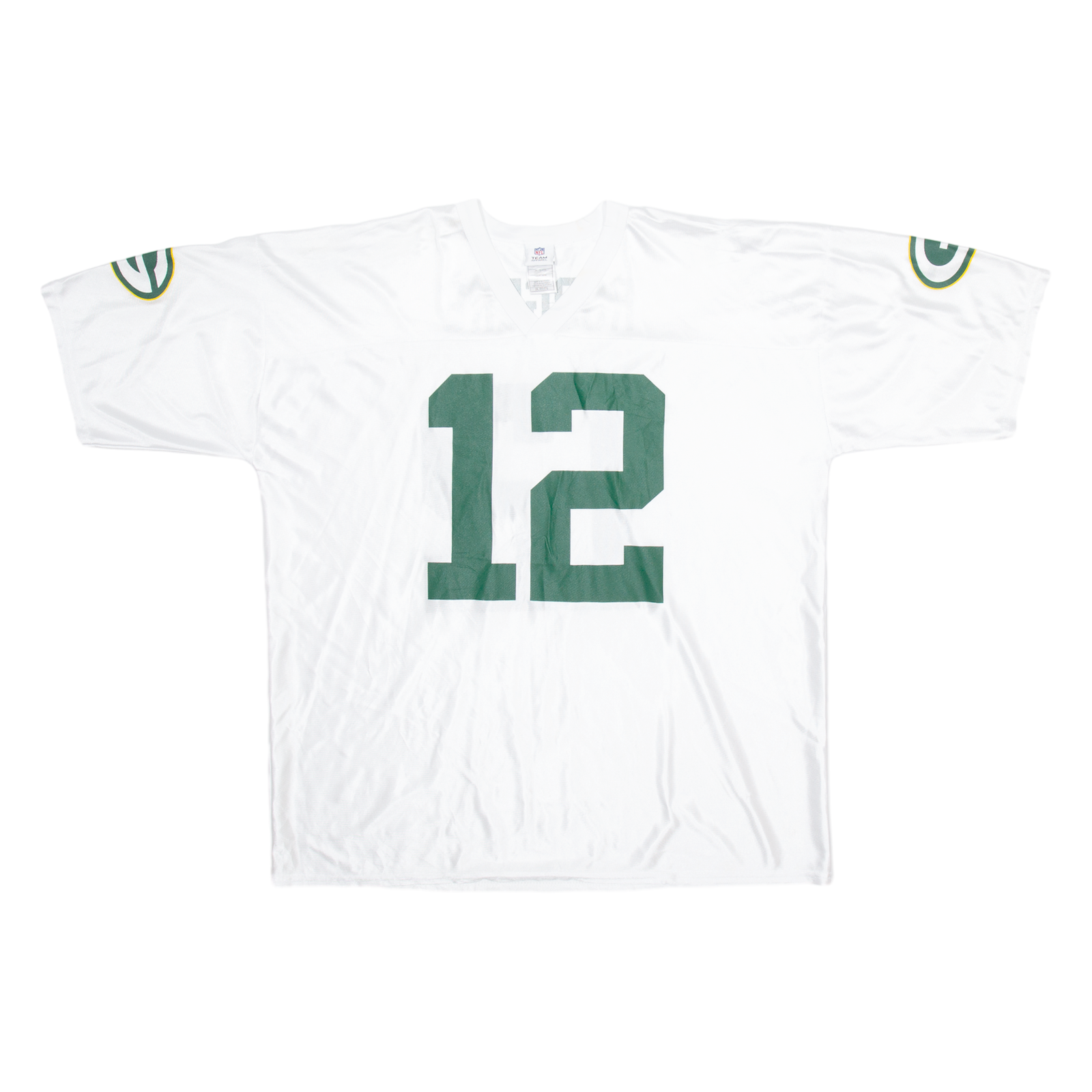NFL Green Bay Packers Mens Football Shirt Jersey White USA V-Neck Nylon 2XL Refurbished - N/A refurbished available on Cerqular