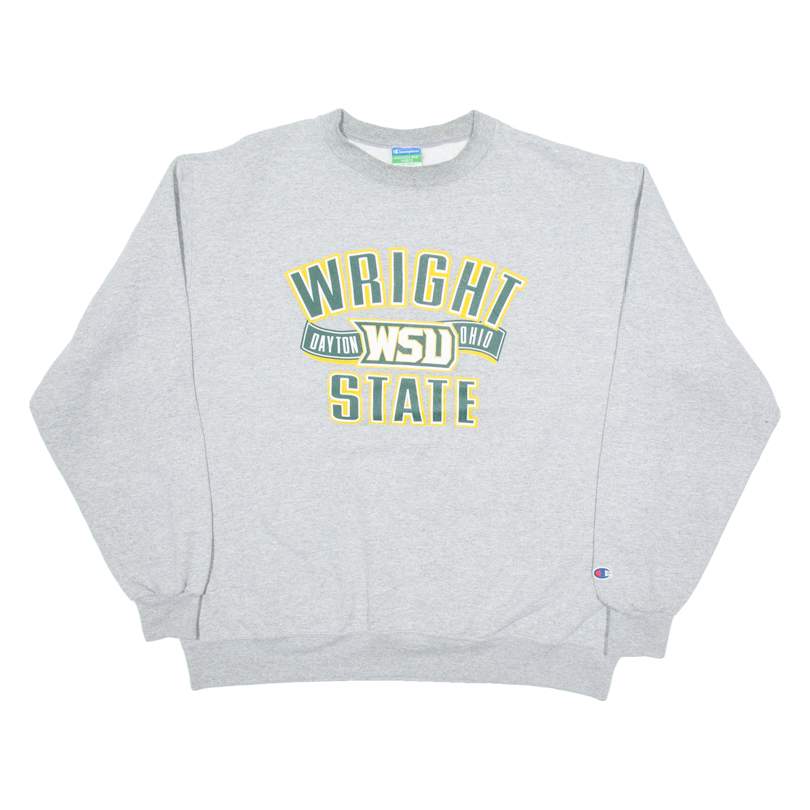 CHAMPION Wright Dayton Ohio State Mens Sweatshirt Grey USA XL Refurbished - N/A refurbished available on Cerqular