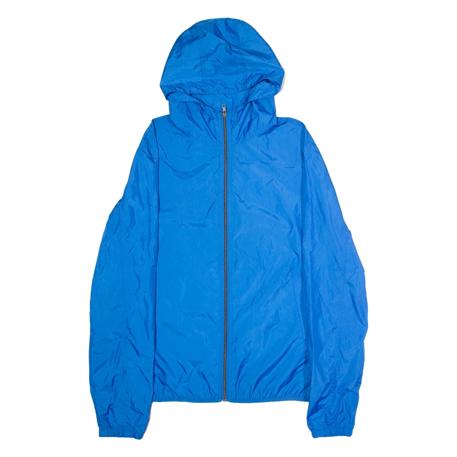 YOUR TURN Mens Rain Jacket Blue Hooded M Refurbished - N/A refurbished available on Cerqular