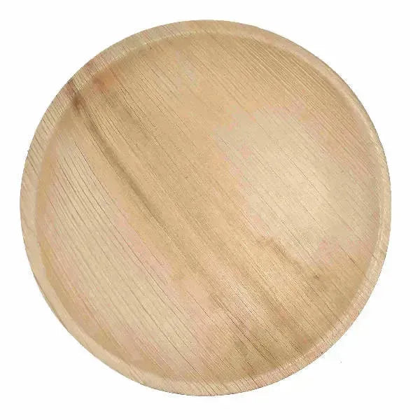 Dtocs Compostable Palm Leaf Plates - 9 Inch Round (Pack 50) | USDA Certified Biobased Compostable Bamboo Look Dinner, Charcuterie Party Plates Refurbished - N/A (Note: There is no well-known brand with the initial refurbished available on Cerqular