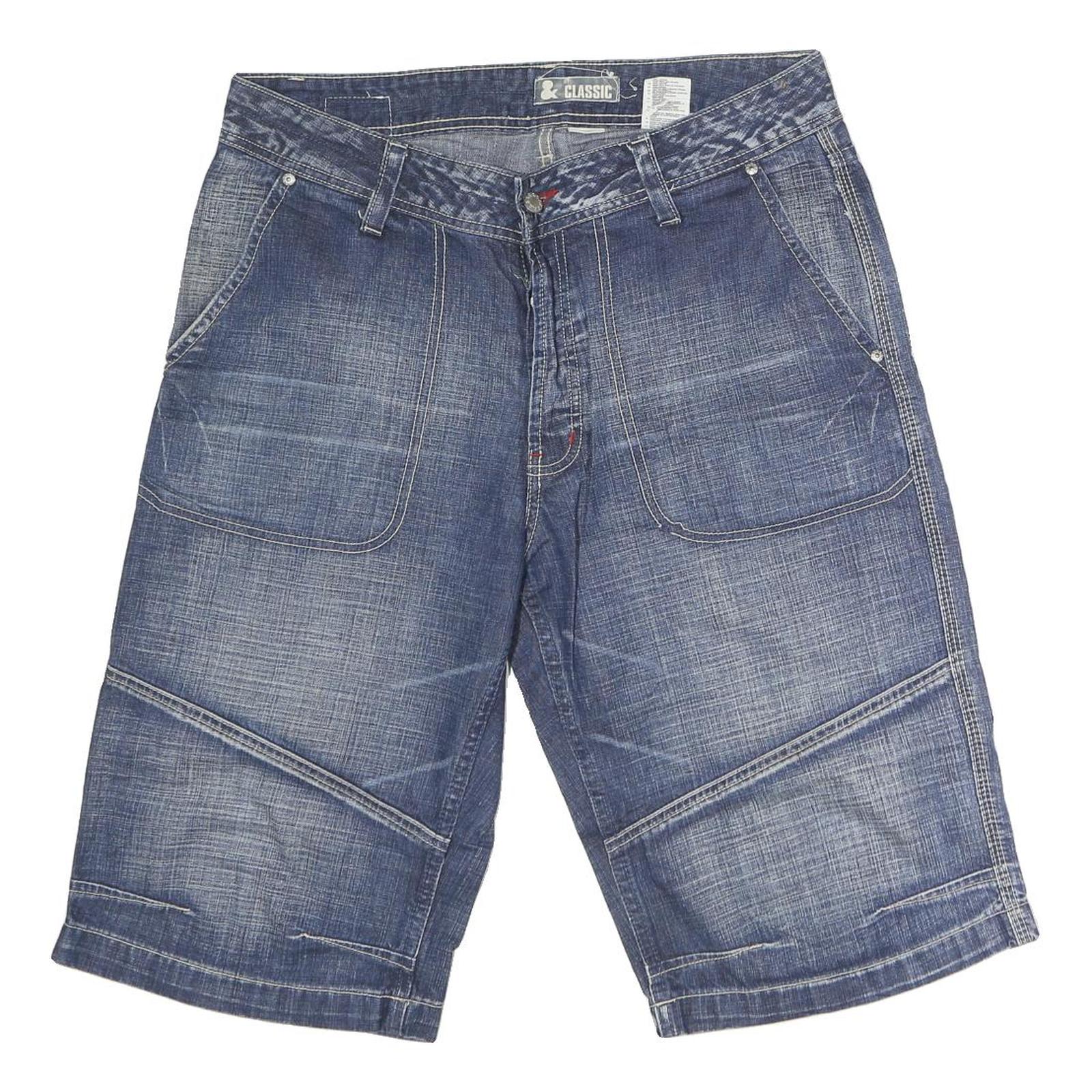 CLASSIC Mens Shorts Blue Denim M W32 Casual Cotton Pockets Refurbished - N/A refurbished available on Cerqular