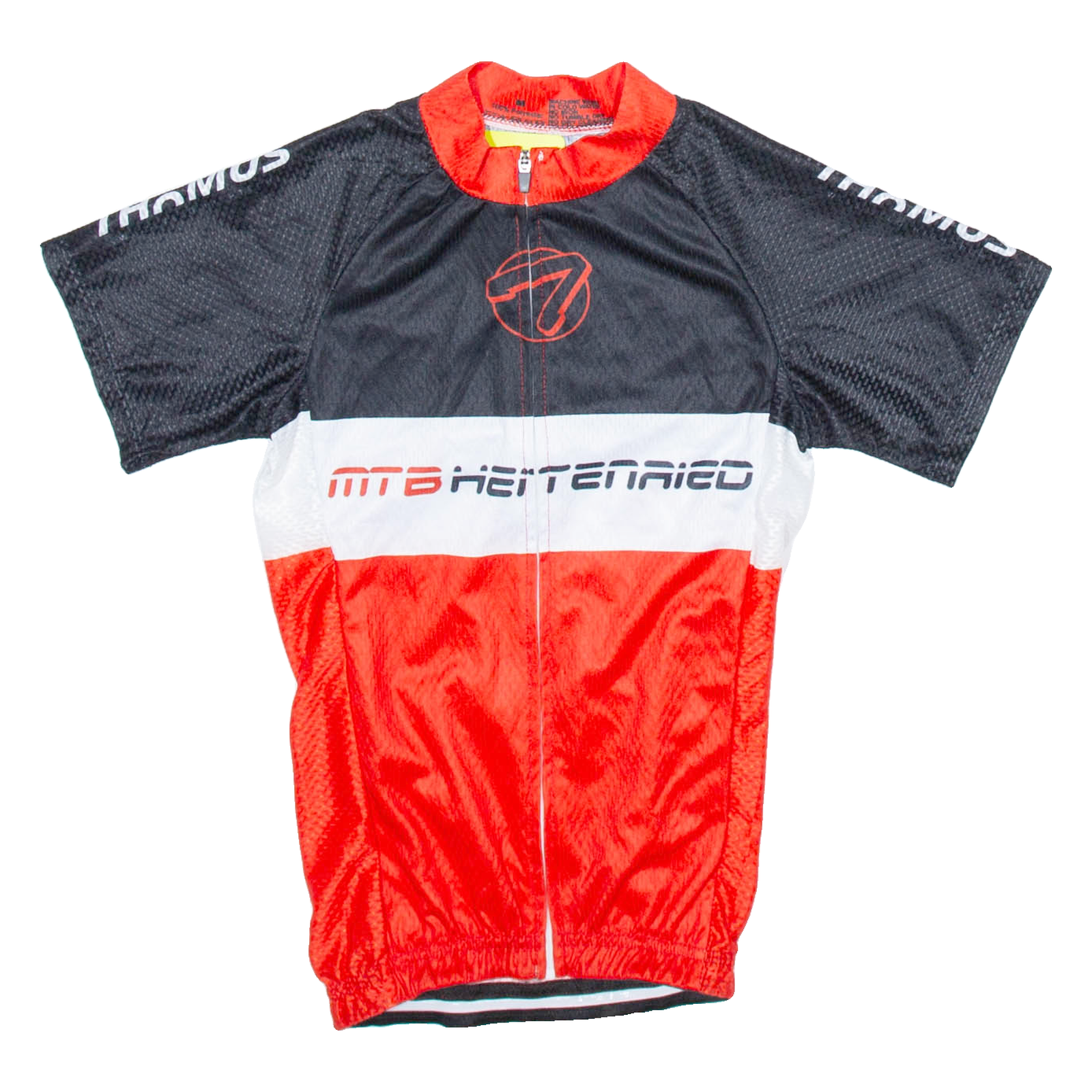 CYCLING Full Zip Cycling Mens Jersey Red M Refurbished - N/A refurbished available on Cerqular