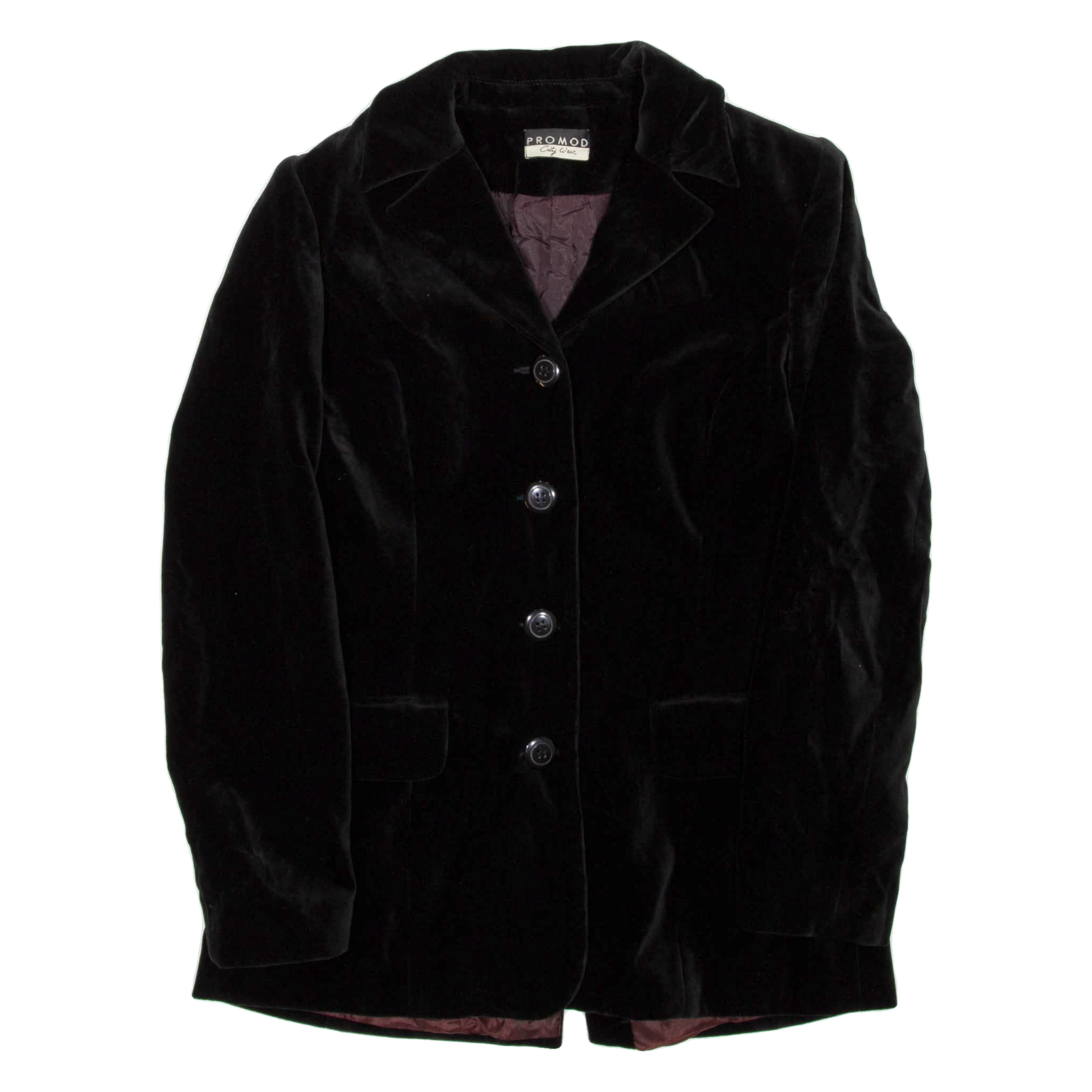 PROMOD Womens Blazer Coat Black UK 10 Refurbished - N/A refurbished available on Cerqular