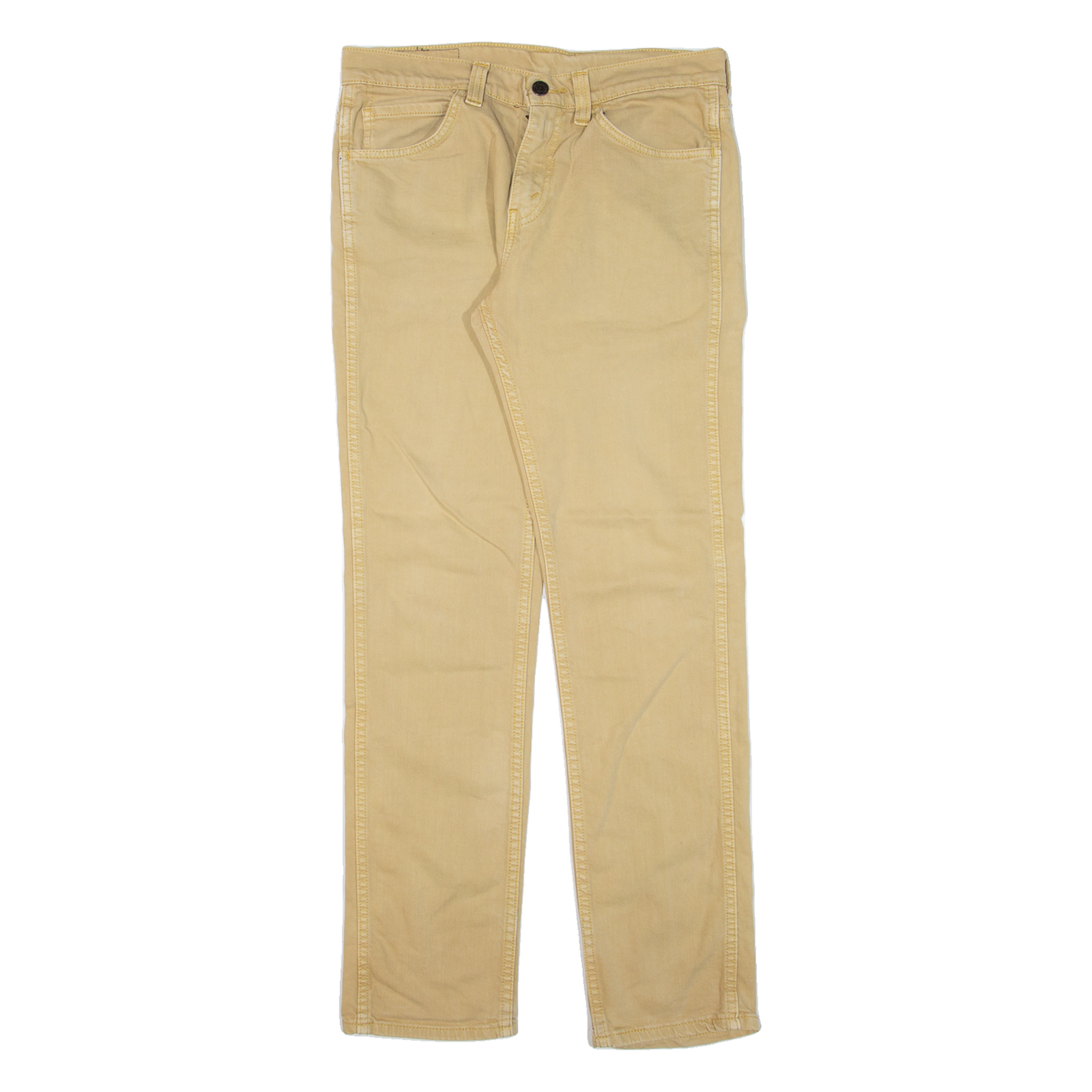 LEVI'S 511 Mens Trousers Beige Slim Straight W30 L29 Refurbished - N/A refurbished available on Cerqular