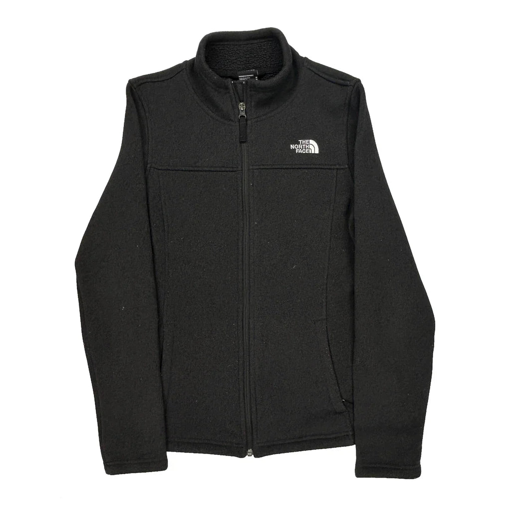 Buy The North Face Fleece Jacket - Medium Black Polyester Refurbished - $53.59 The North Face Fleece Jacket - Medium Black Polyester Refurbished - Thrifted (note: this is a term often used to describe second- refurbished available on Cerqular
