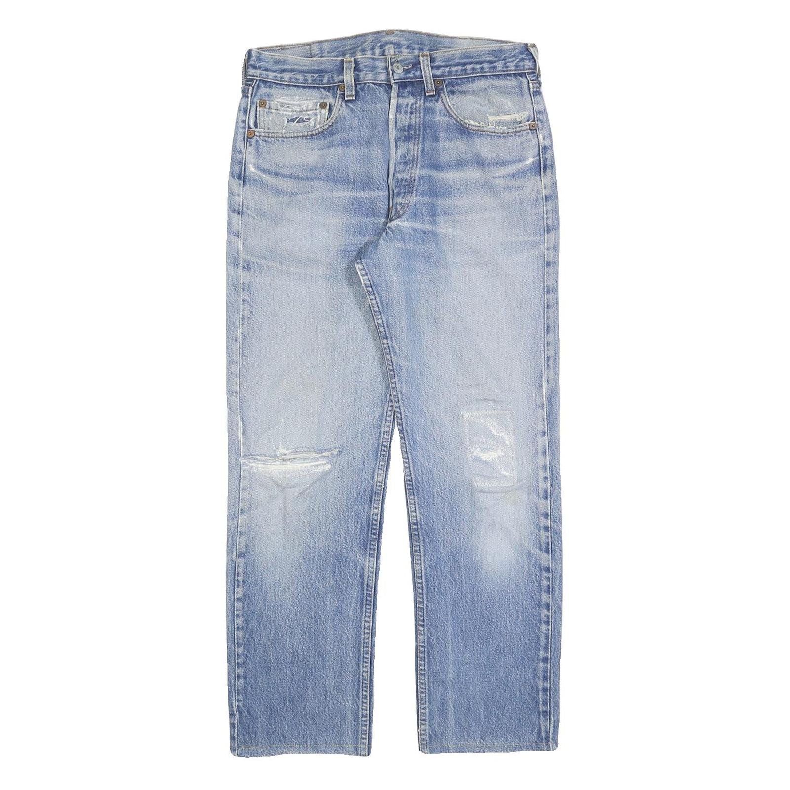 Buy LEVI'S Mens Jeans Blue Regular Straight Denim Light W31 L28 Distressed Refurbished - $29.89 LEVI'S Mens Jeans Blue Regular Straight Denim Light W31 L28 Distressed Refurbished - N/A refurbished available on Cerqular