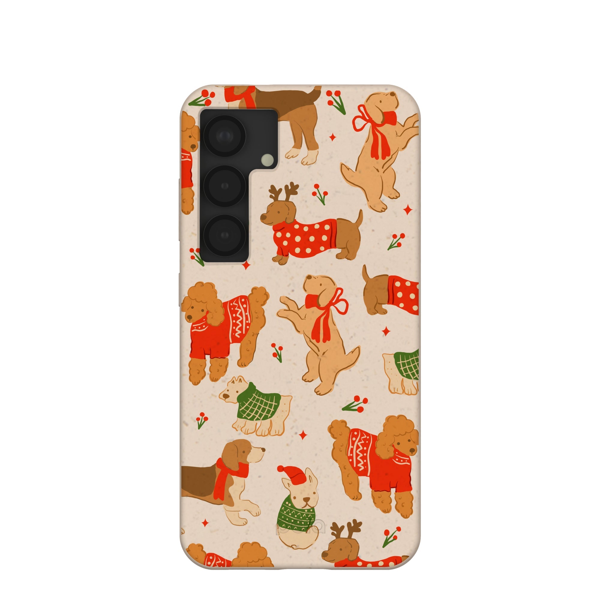 Seashell Jolly Doggos Samsung Galaxy S25 Case Refurbished - Pela Case refurbished available on Cerqular
