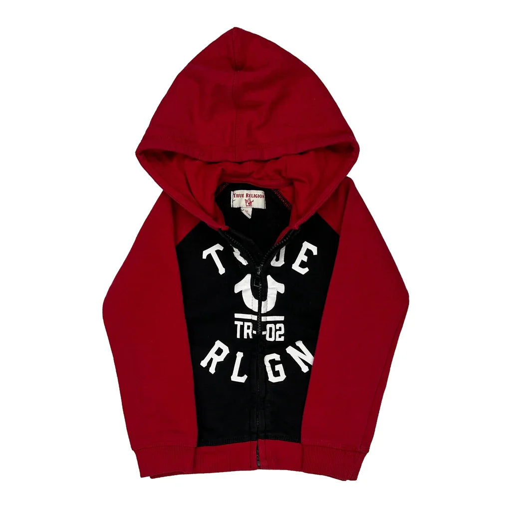 Age 3 Tr-02 True Religion Hoodie - 3XS Black Cotton Refurbished - Thrifted (note: this is a term often used to describe second- refurbished available on Cerqular