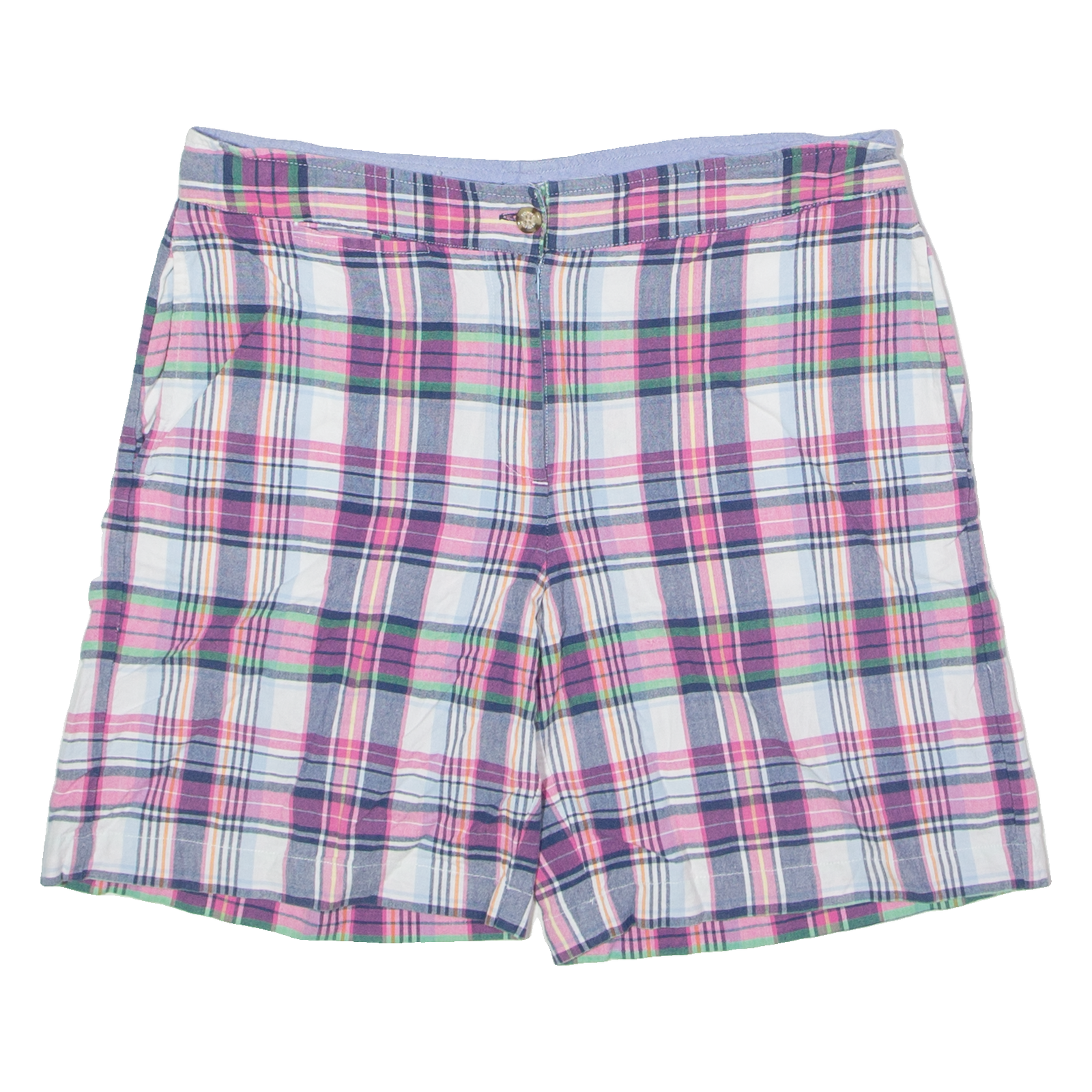 TOMMY HILFIGER Womens Casual Shorts Pink Plaid M W32 Refurbished - N/A refurbished available on Cerqular