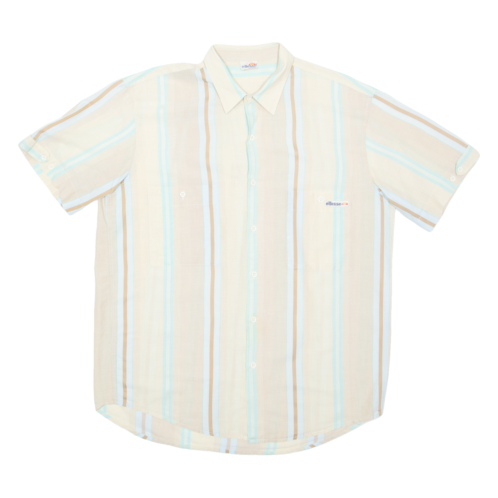 Buy ELLESSE Mens Shirt Brown Striped M Refurbished - $17.15 ELLESSE Mens Shirt Brown Striped M Refurbished - N/A refurbished available on Cerqular