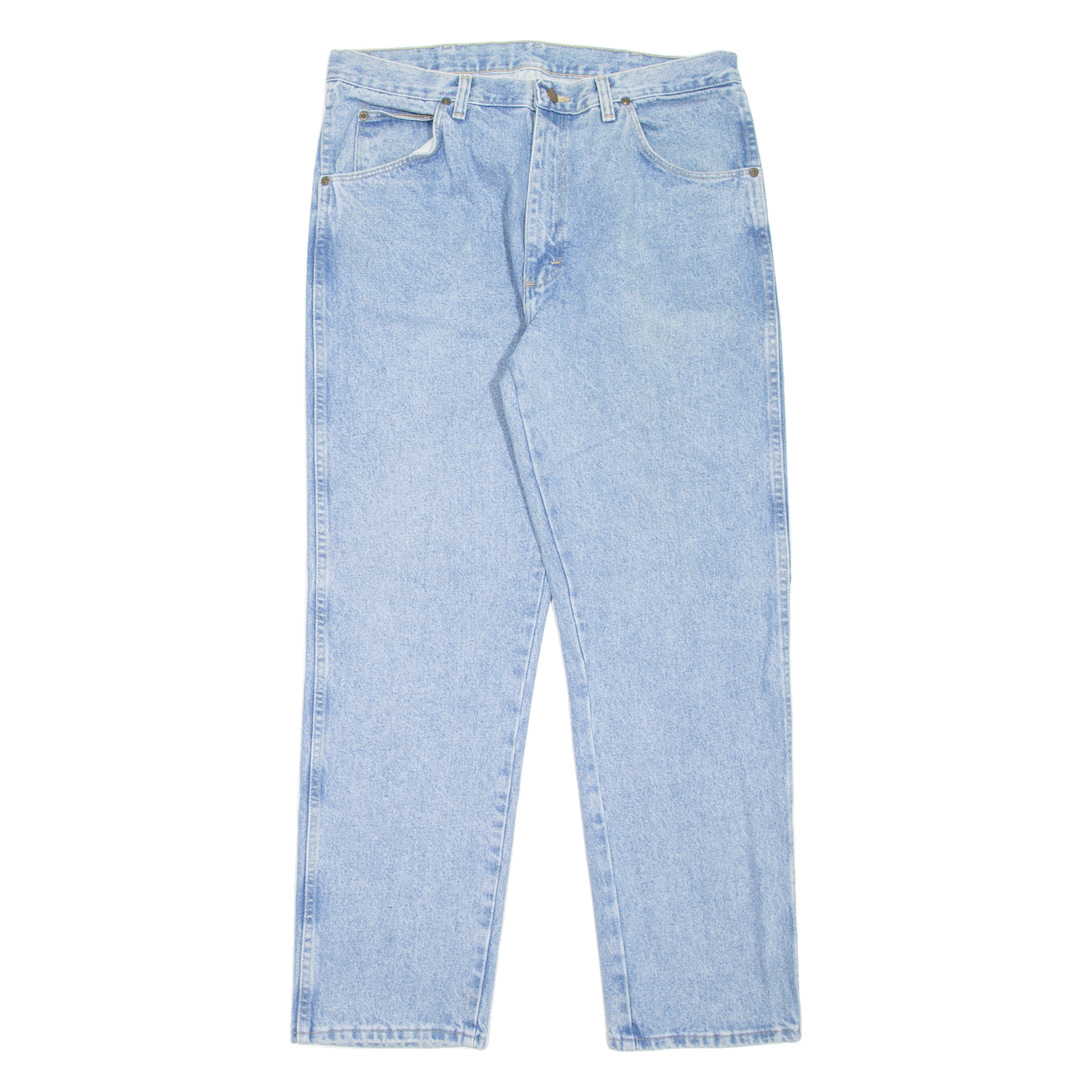 WRANGLER Mens Jeans Blue Regular Tapered W36 L30 Refurbished - N/A refurbished available on Cerqular