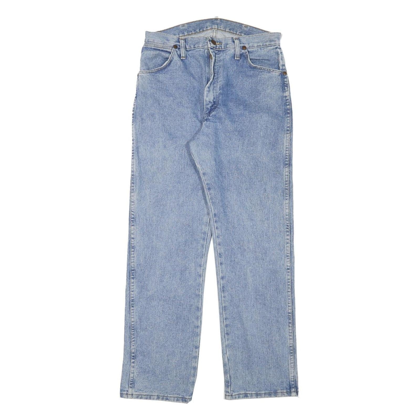 Buy WRANGLER Mens Regular Blue Denim Light Jeans W29 L29 Classic Zip Cotton Blend Refurbished - $33.79 WRANGLER Mens Regular Blue Denim Light Jeans W29 L29 Classic Zip Cotton Blend Refurbished - N/A refurbished available on Cerqular