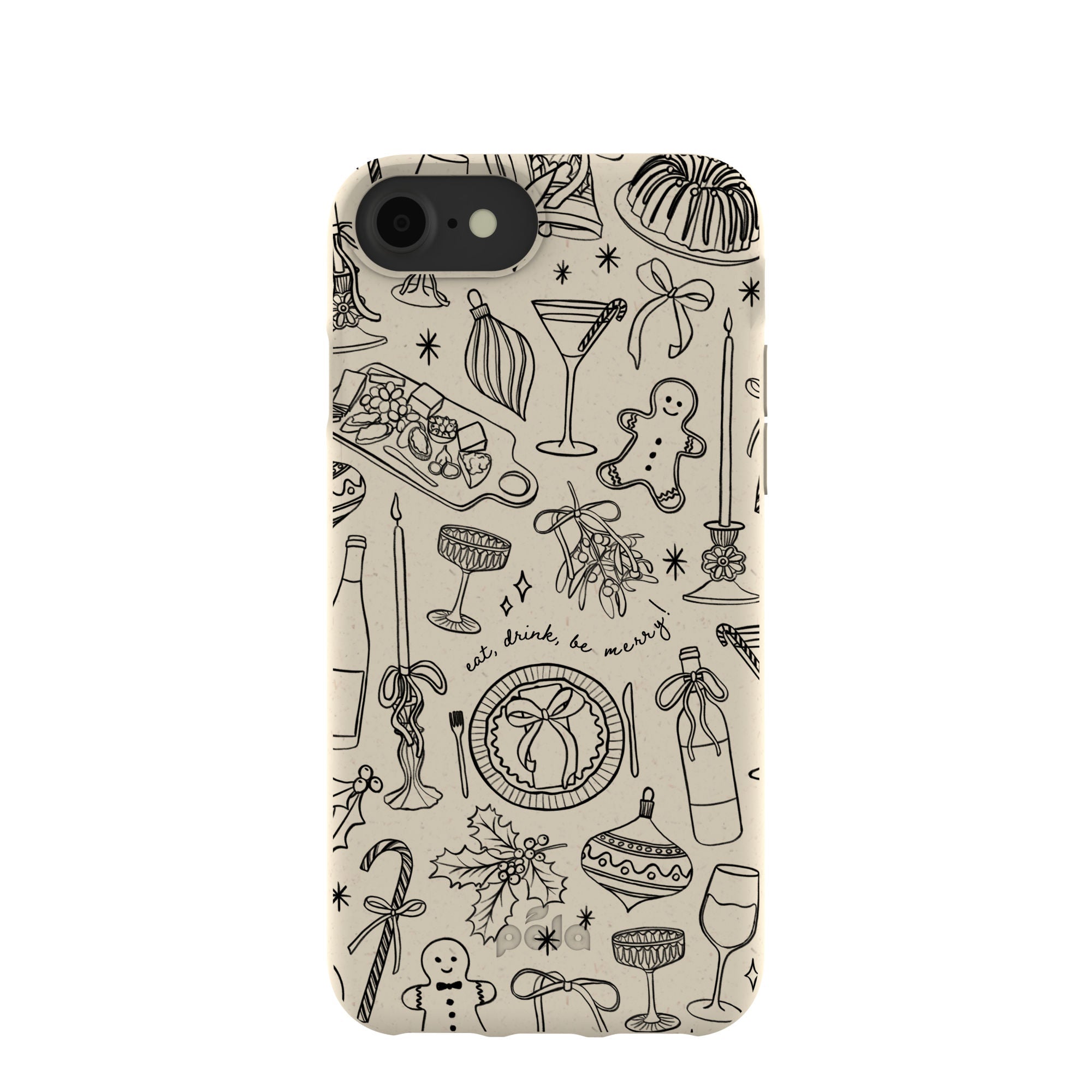 London Fog Holiday Dinner Party iPhone 6/6s/7/8/SE Case Refurbished - Pela Case refurbished available on Cerqular