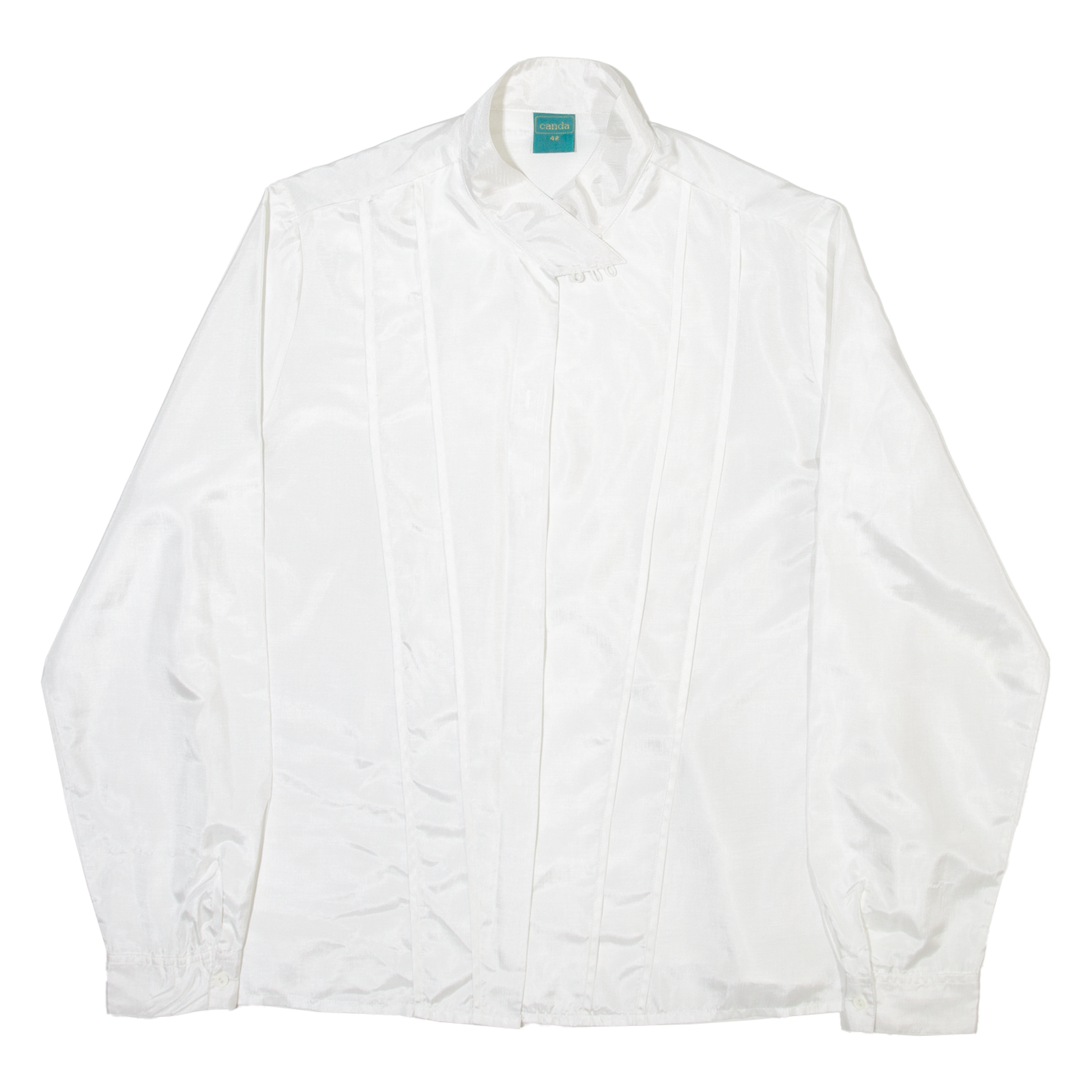 CANDA Womens Plain Shirt White Long Sleeve M Refurbished - N/A refurbished available on Cerqular