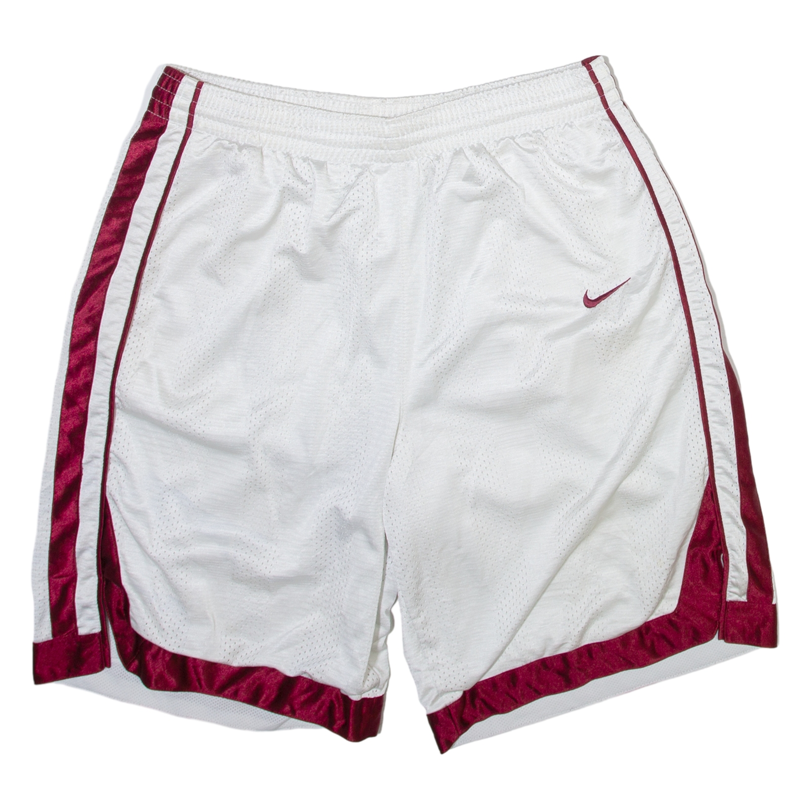 NIKE Mens Casual Shorts White Relaxed Striped XL W32 Refurbished - N/A refurbished available on Cerqular