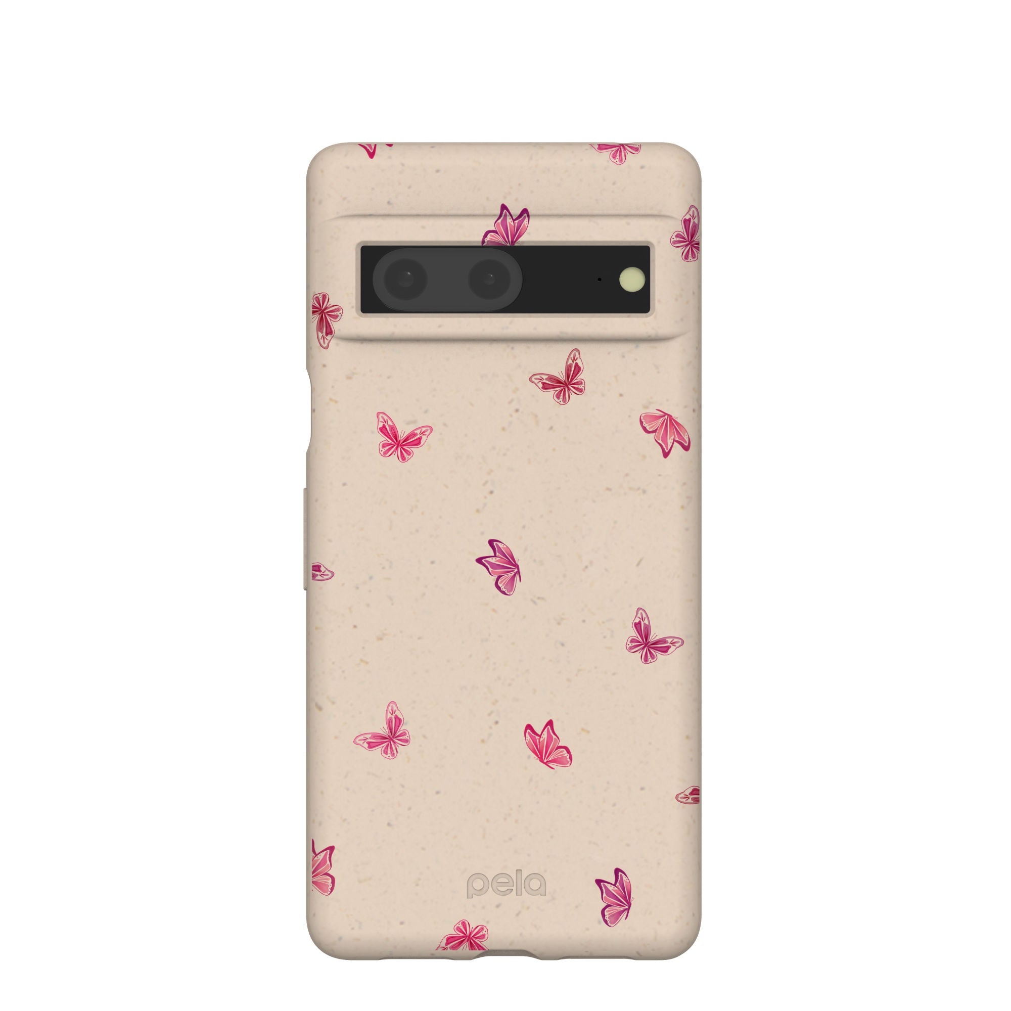 Seashell Lil Flutters Google Pixel 7 Case Refurbished - Pela Case refurbished available on Cerqular