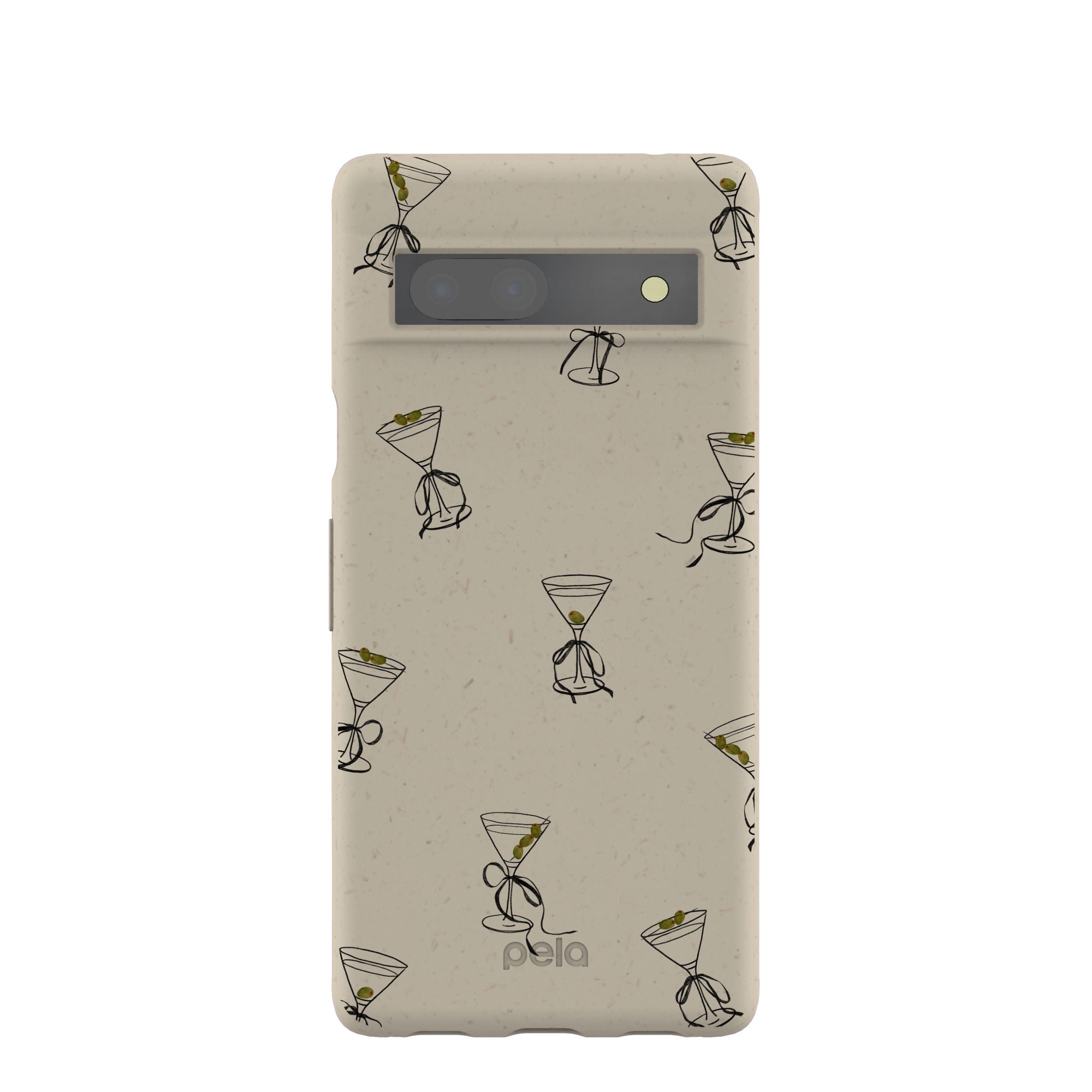 London Fog Martini Me Google Pixel 7a Case Refurbished - Pela Case refurbished available on Cerqular
