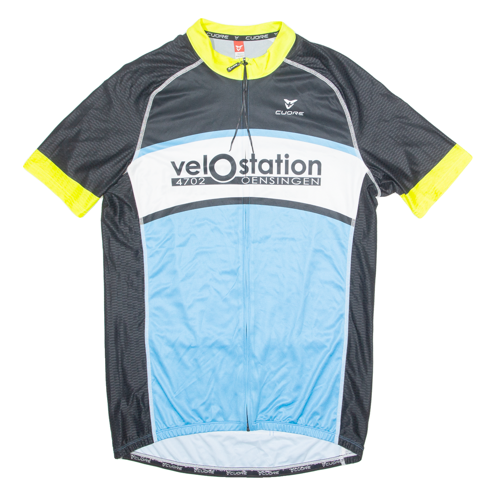 CUORE Cycling Mens Jersey Blue 1/4 Zip 2XL Refurbished - N/A refurbished available on Cerqular