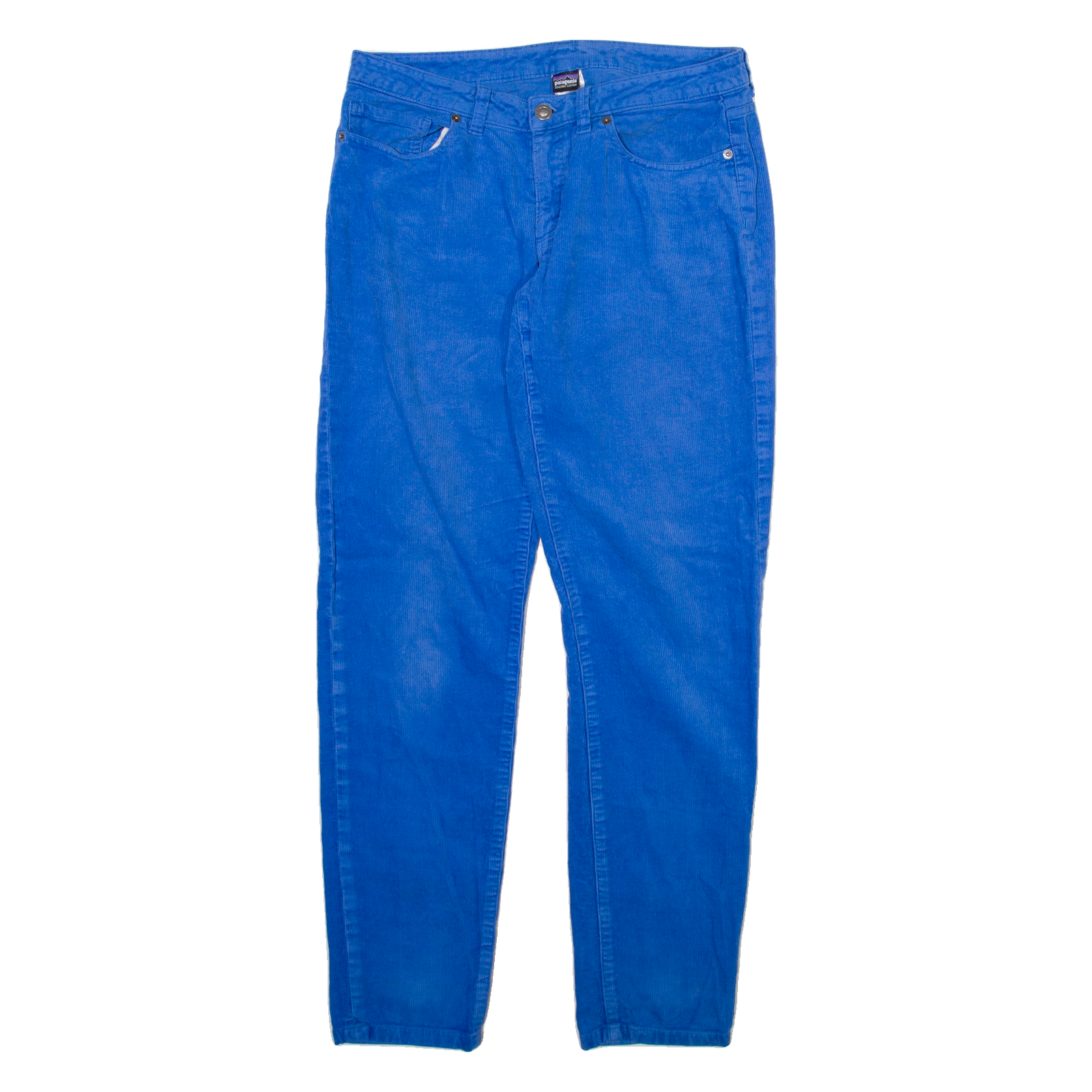 PATAGONIA Womens Corduroy Trousers Blue Slim Tapered W30 L30 Refurbished - N/A refurbished available on Cerqular
