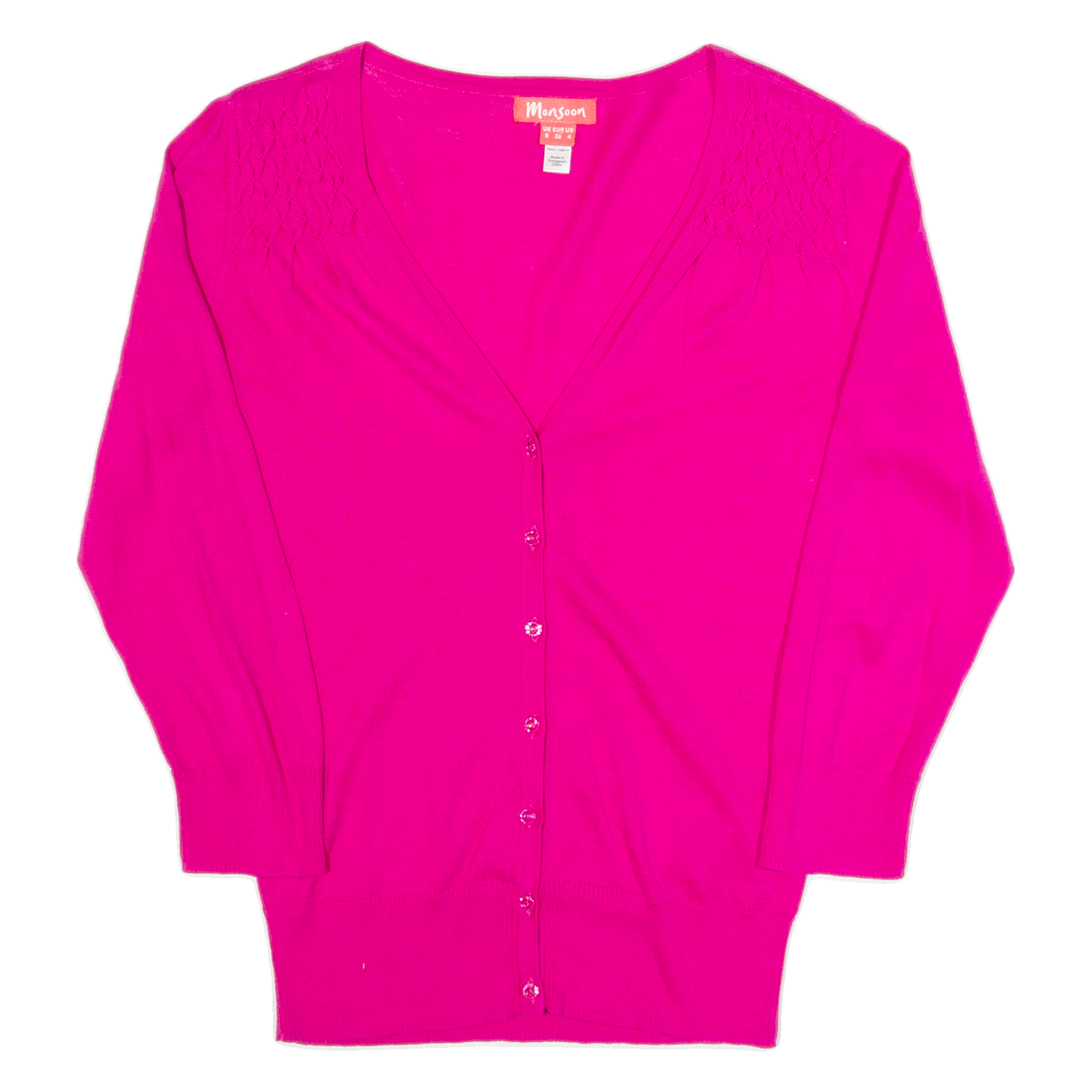 MONSOON Womens Cardigan Purple Tight Knit UK 8 Refurbished - N/A refurbished available on Cerqular