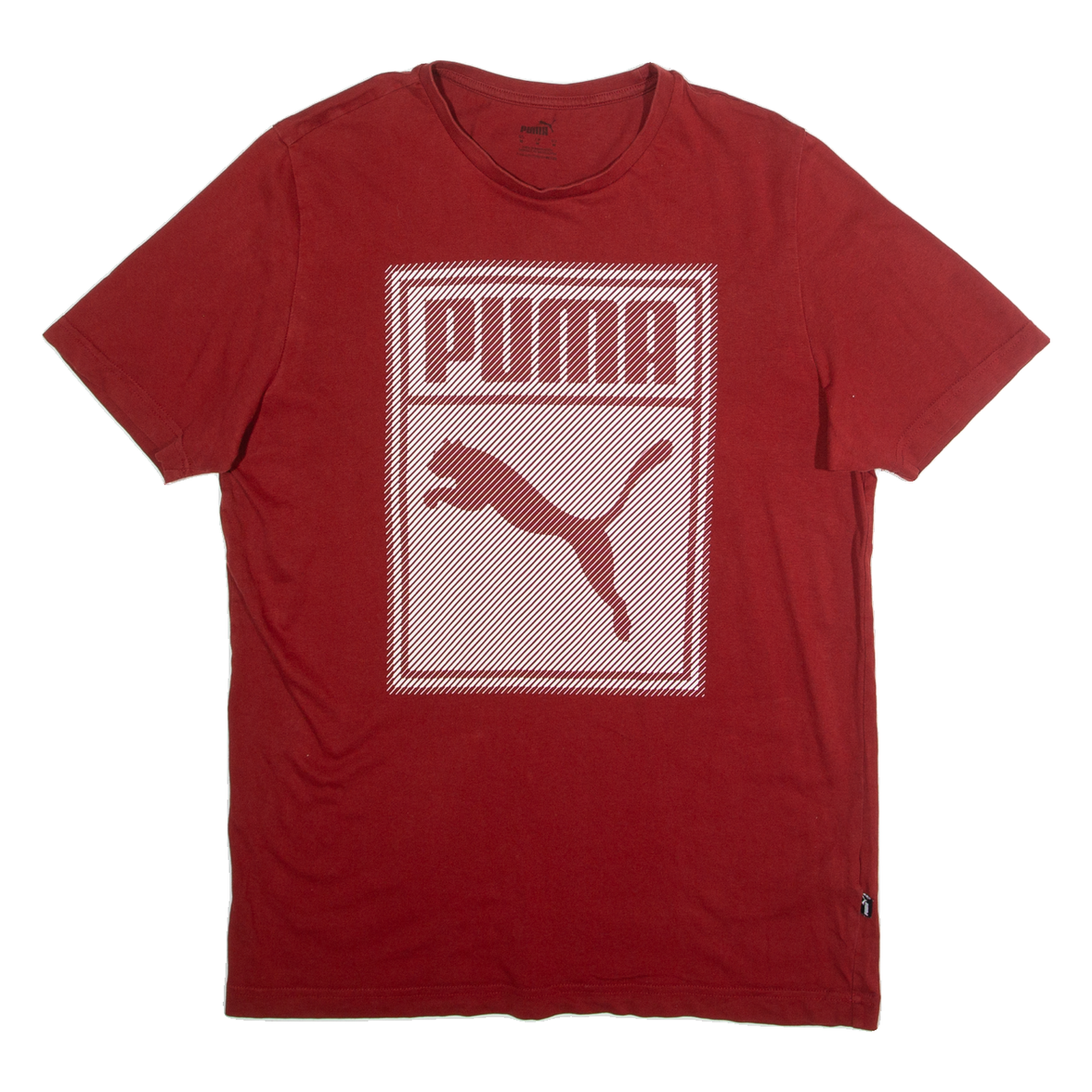 PUMA Mens T-Shirt Red M Refurbished - N/A refurbished available on Cerqular