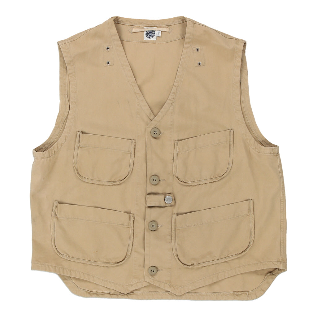 Perkin'S Gilet - Large Beige Cotton Refurbished - Thrifted (note: this is a term often used to describe second- refurbished available on Cerqular