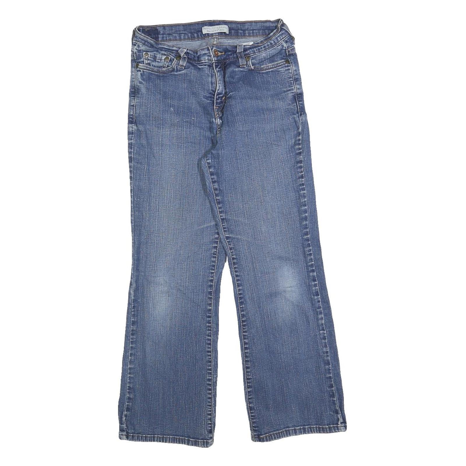 LEVI'S 512 Bootcut Womens Jeans Blue Slim Denim Medium W26 L26 Stretch Cotton Refurbished - N/A refurbished available on Cerqular