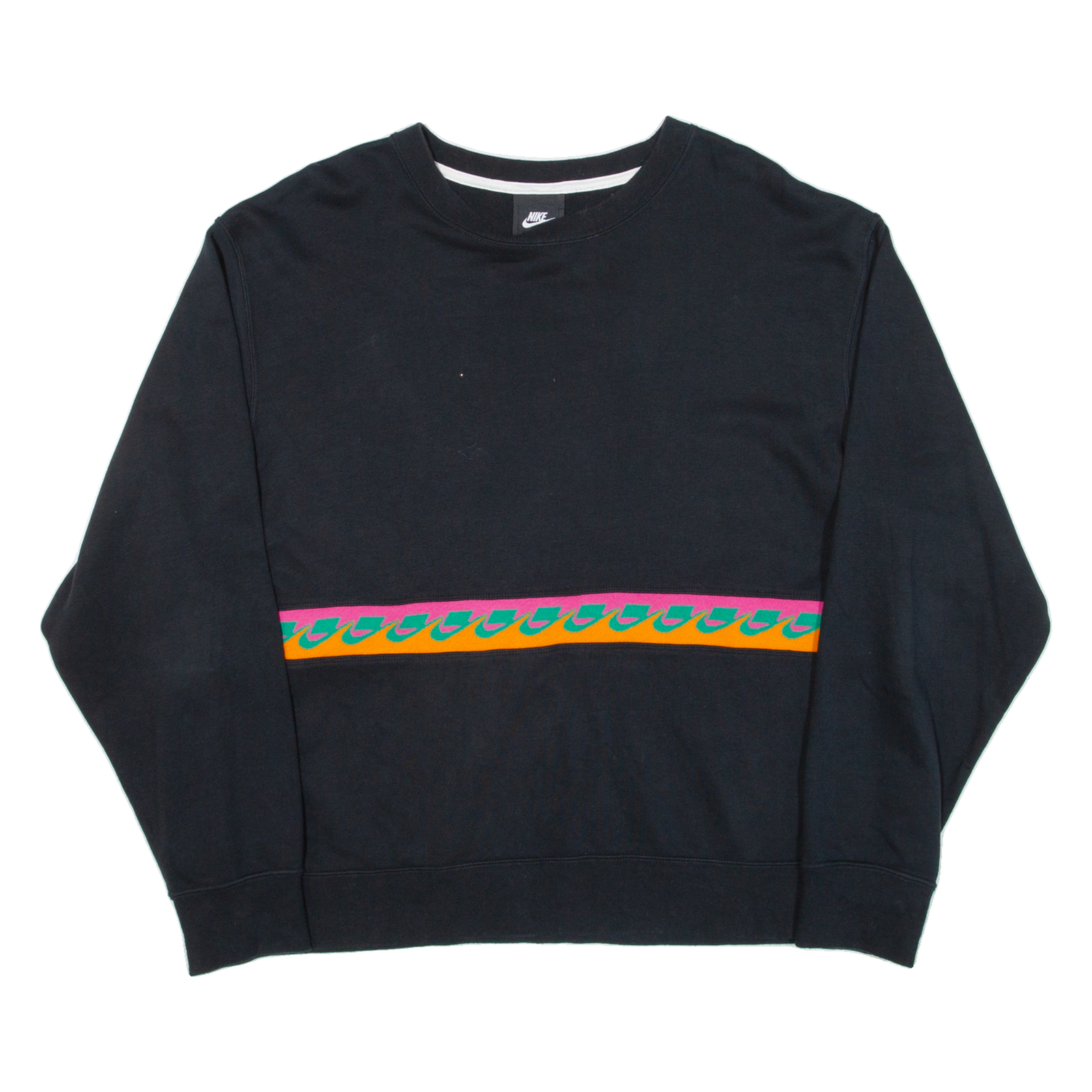 NIKE Womens Sweatshirt Black L Refurbished - N/A refurbished available on Cerqular
