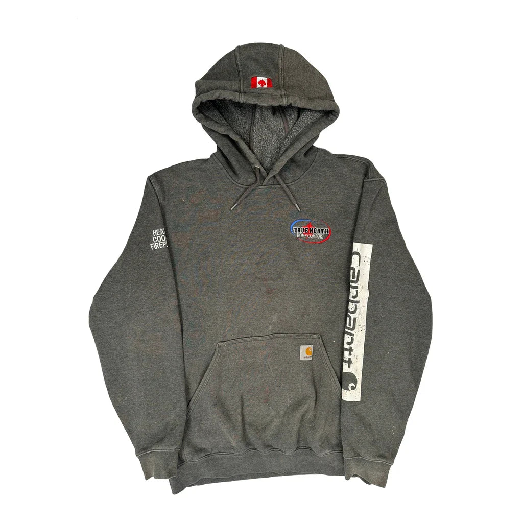 Buy Carhartt Hoodie - Large Grey Cotton Blend Refurbished - $50.91 Carhartt Hoodie - Large Grey Cotton Blend Refurbished - Thrifted (note: this is a term often used to describe second- refurbished available on Cerqular
