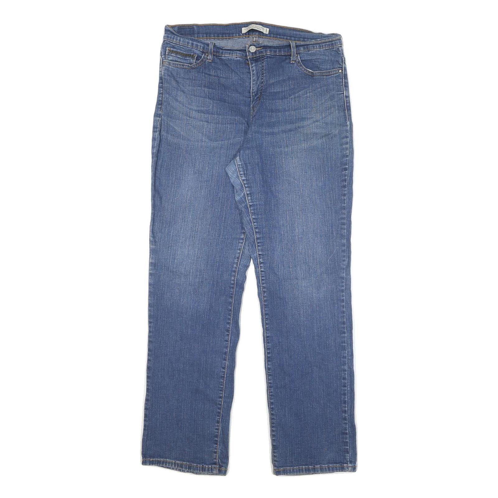 LEVI'S 512 Tapered Womens Jeans Blue Slim Denim Medium W32 L31 Refurbished - N/A refurbished available on Cerqular