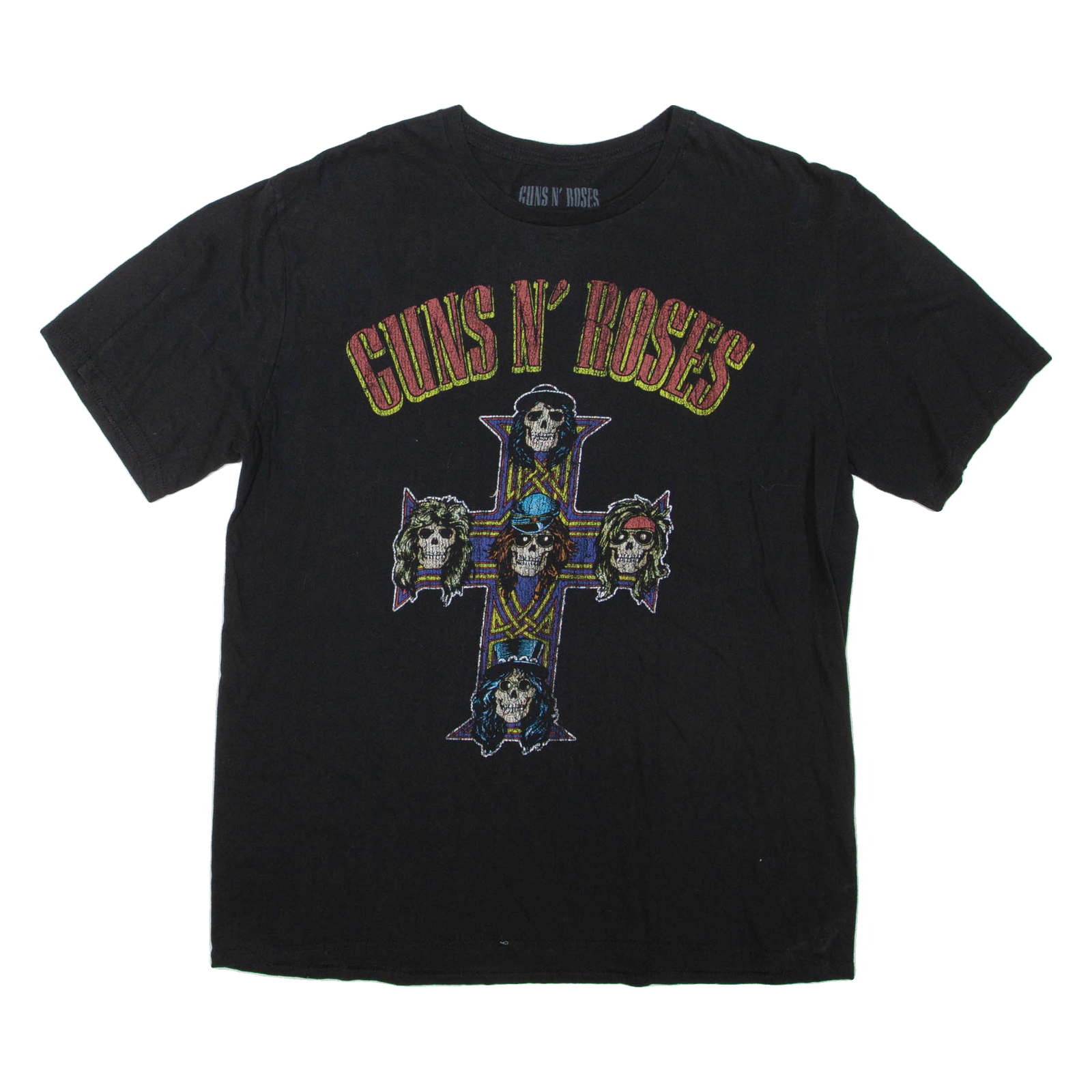 Guns N' Roses Mens Band T-Shirt Black L Refurbished - N/A refurbished available on Cerqular