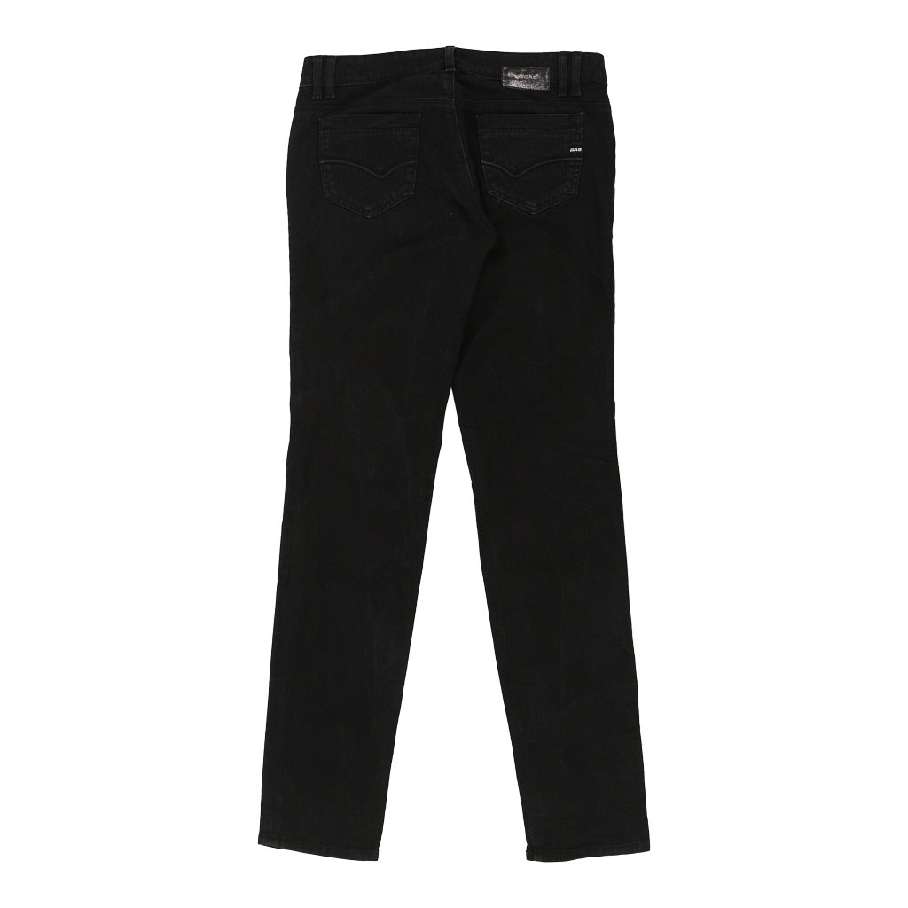 Gas Skinny Jeans - 31W UK 10 Black Cotton Refurbished - Thrifted (note: this is a term often used to describe second- refurbished available on Cerqular