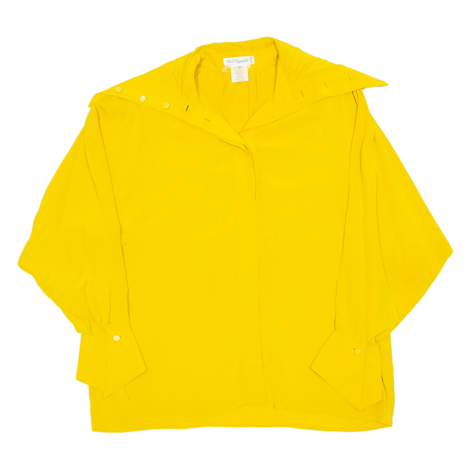 Womens Blouse Yellow Long Sleeve XL Refurbished - N/A refurbished available on Cerqular