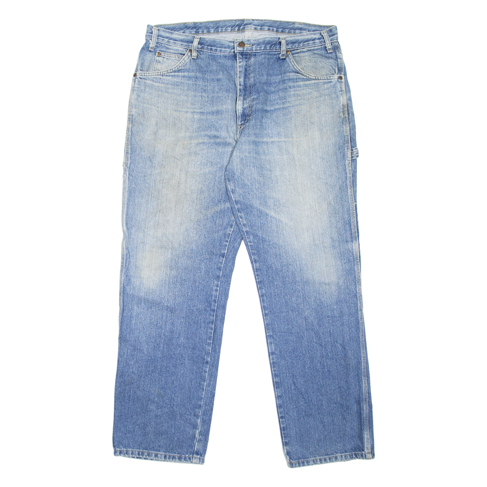 DICKIES Carpenter Workwear Mens Jeans Blue Relaxed Tapered Stone Wash W37 L32 Refurbished - N/A refurbished available on Cerqular