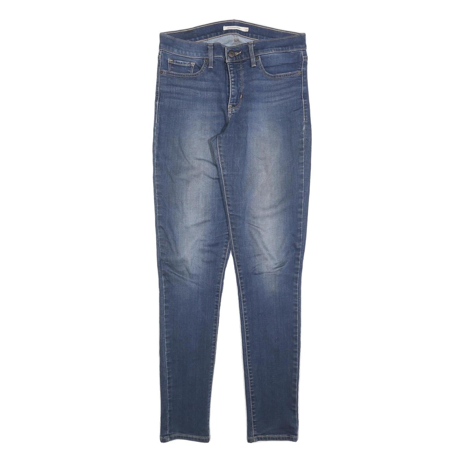 LEVI'S 311 Womens Jeans Blue Slim Skinny Denim Medium W28 L32 Stretch Cotton Refurbished - N/A refurbished available on Cerqular