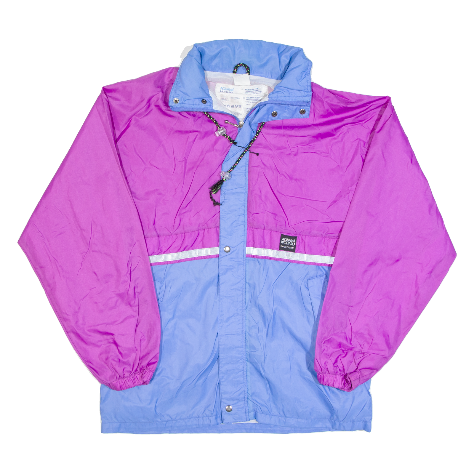 Buy AQUAGUARD Womens Rain Jacket Purple 90s Hooded Colourblock M Refurbished - $21.83 AQUAGUARD Womens Rain Jacket Purple 90s Hooded Colourblock M Refurbished - N/A refurbished available on Cerqular