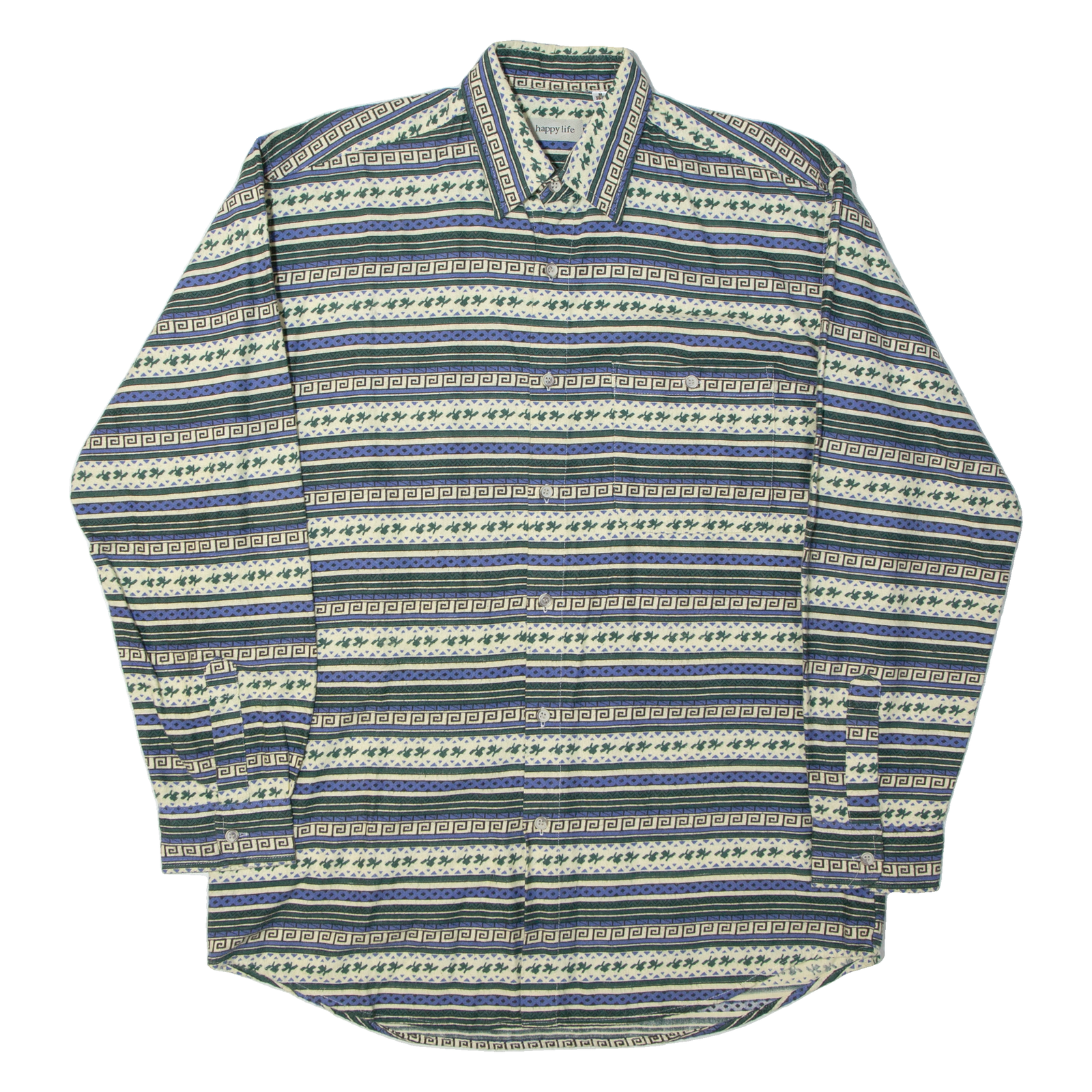 Buy HAPPY LIFE Mens Shirt White Striped Long Sleeve M Refurbished - $10.91 HAPPY LIFE Mens Shirt White Striped Long Sleeve M Refurbished - N/A refurbished available on Cerqular