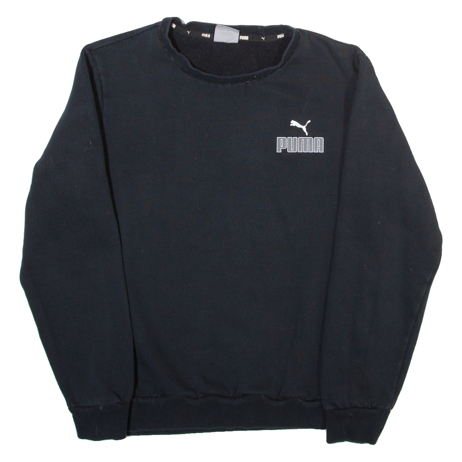 PUMA Mens Sweatshirt Black S Refurbished - N/A refurbished available on Cerqular