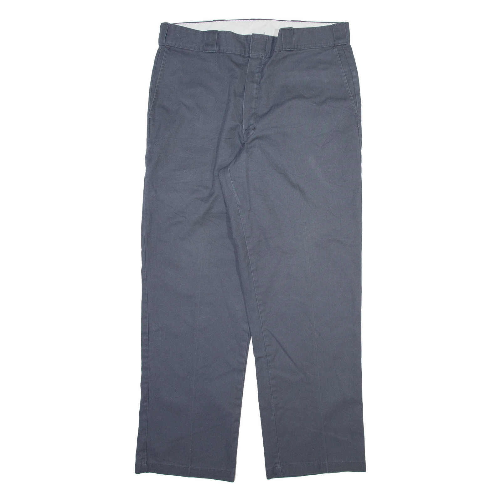DICKIES Mens Trousers Grey Regular Straight W36 L30 Refurbished - N/A refurbished available on Cerqular