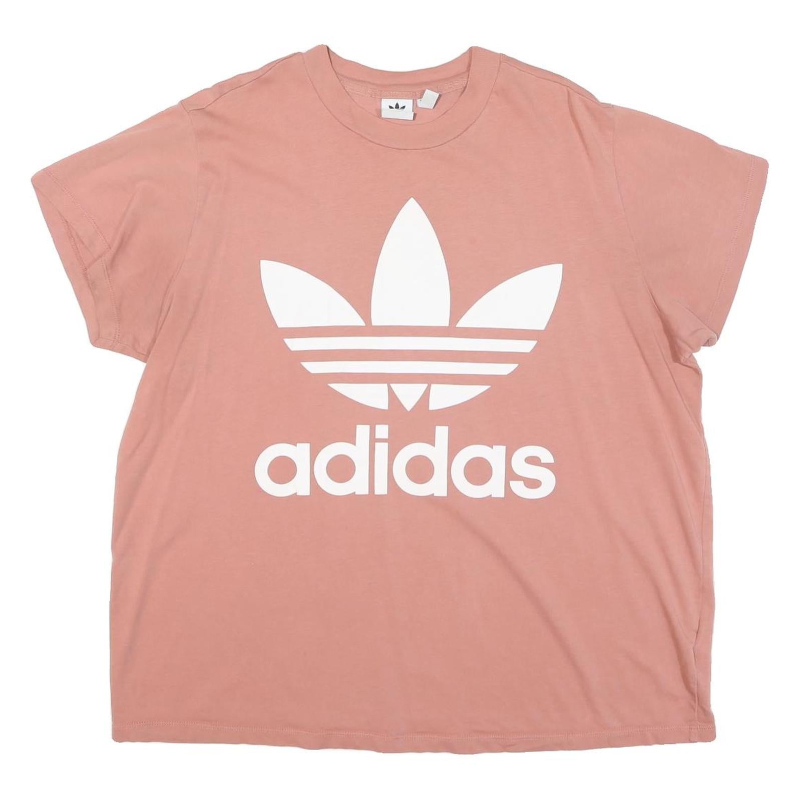 Buy ADIDAS Womens Pink Crew Neck Short Sleeve T-Shirt UK 18 Cotton Blend Casual Wear Refurbished - $16.89 ADIDAS Womens Pink Crew Neck Short Sleeve T-Shirt UK 18 Cotton Blend Casual Wear Refurbished - N/A refurbished available on Cerqular