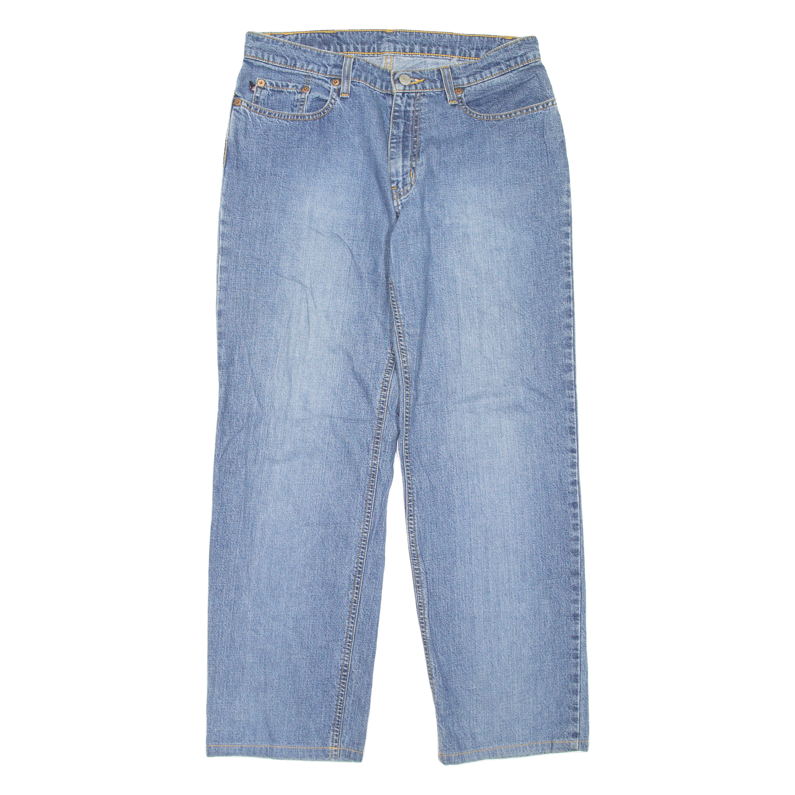 POLO RALPH LAUREN Womens Jeans Blue Regular Straight Stone Wash W31 L28 Refurbished - N/A refurbished available on Cerqular