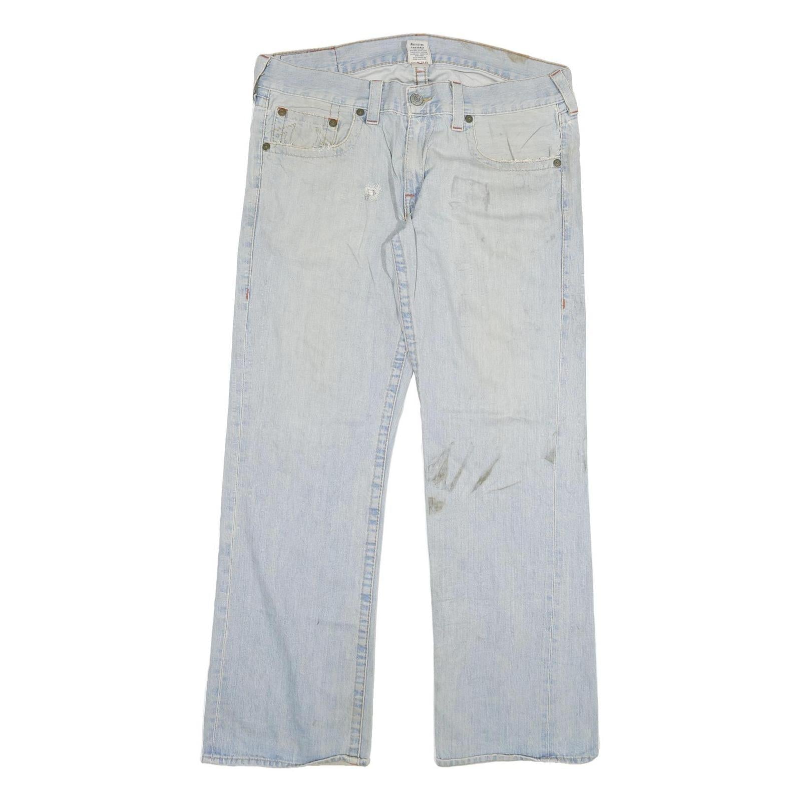 Buy TRUE RELIGION Mens Jeans Blue Regular Straight Denim Light W36 L33 Zip Cotton Refurbished - $70.19 TRUE RELIGION Mens Jeans Blue Regular Straight Denim Light W36 L33 Zip Cotton Refurbished - N/A refurbished available on Cerqular