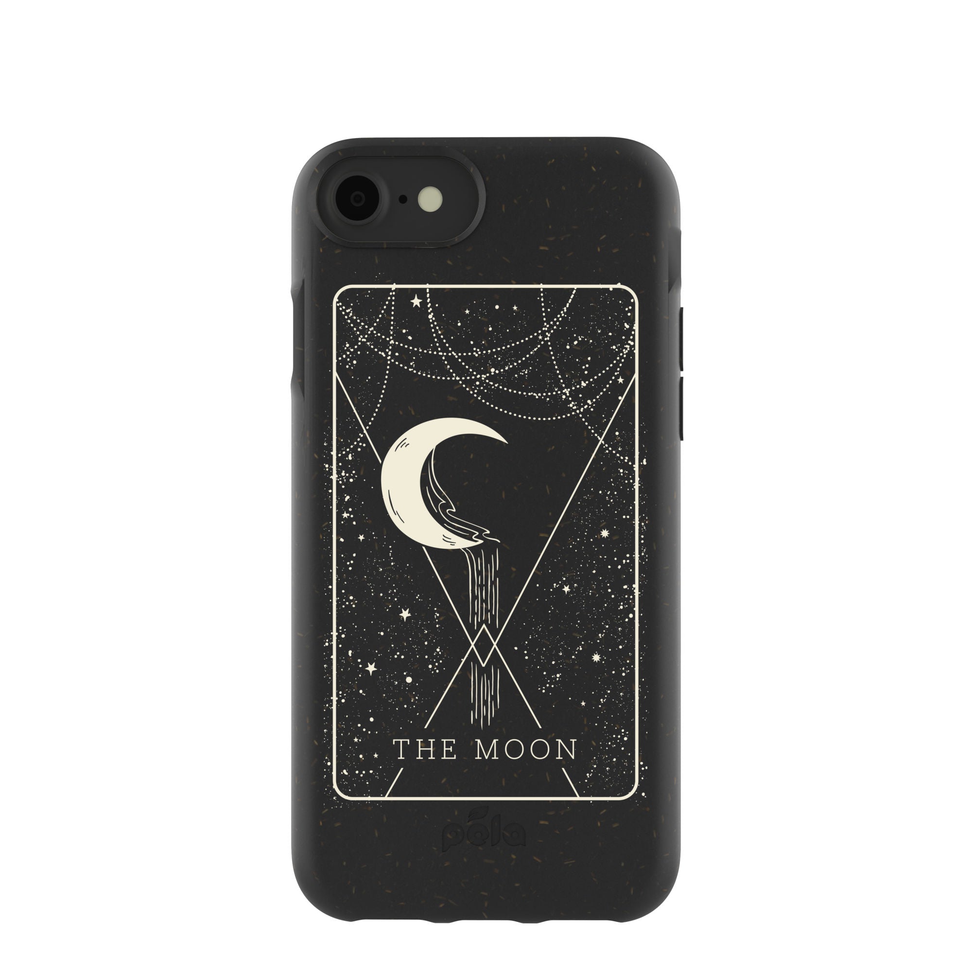 Black The Moon iPhone 6/6s/7/8/SE Case Refurbished - Pela Case refurbished available on Cerqular